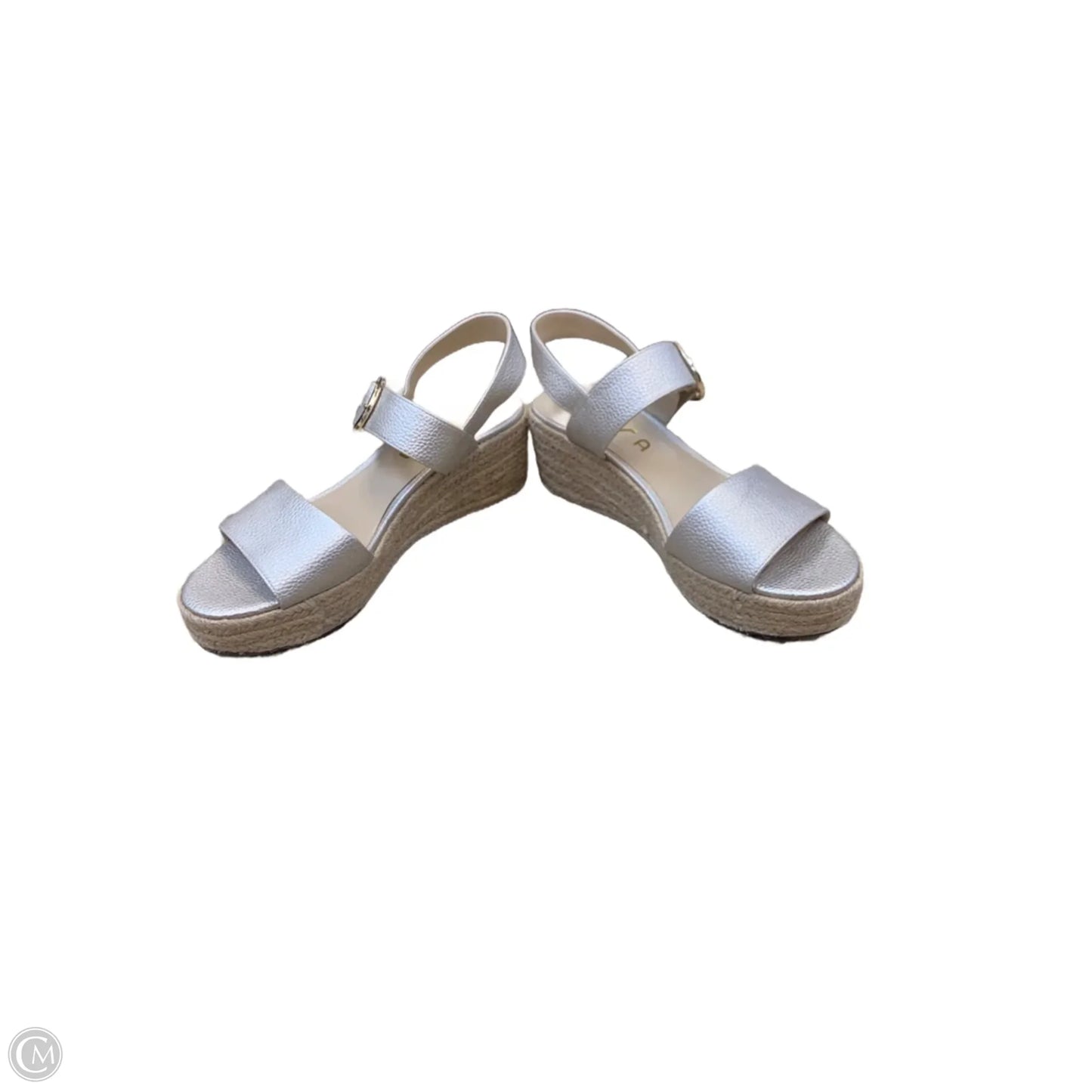 Shoes Heels Wedge By Unisa In Taupe, Size: 8.5