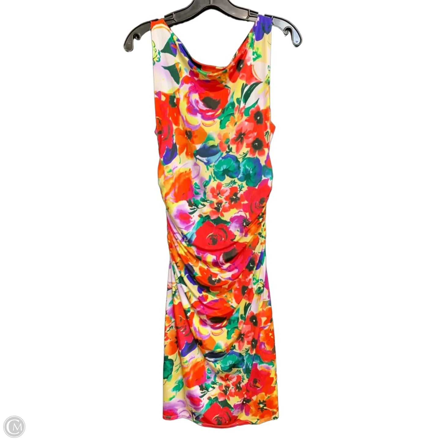 Dress Casual Maxi By Lauren By Ralph Lauren In Floral Print, Size: 12