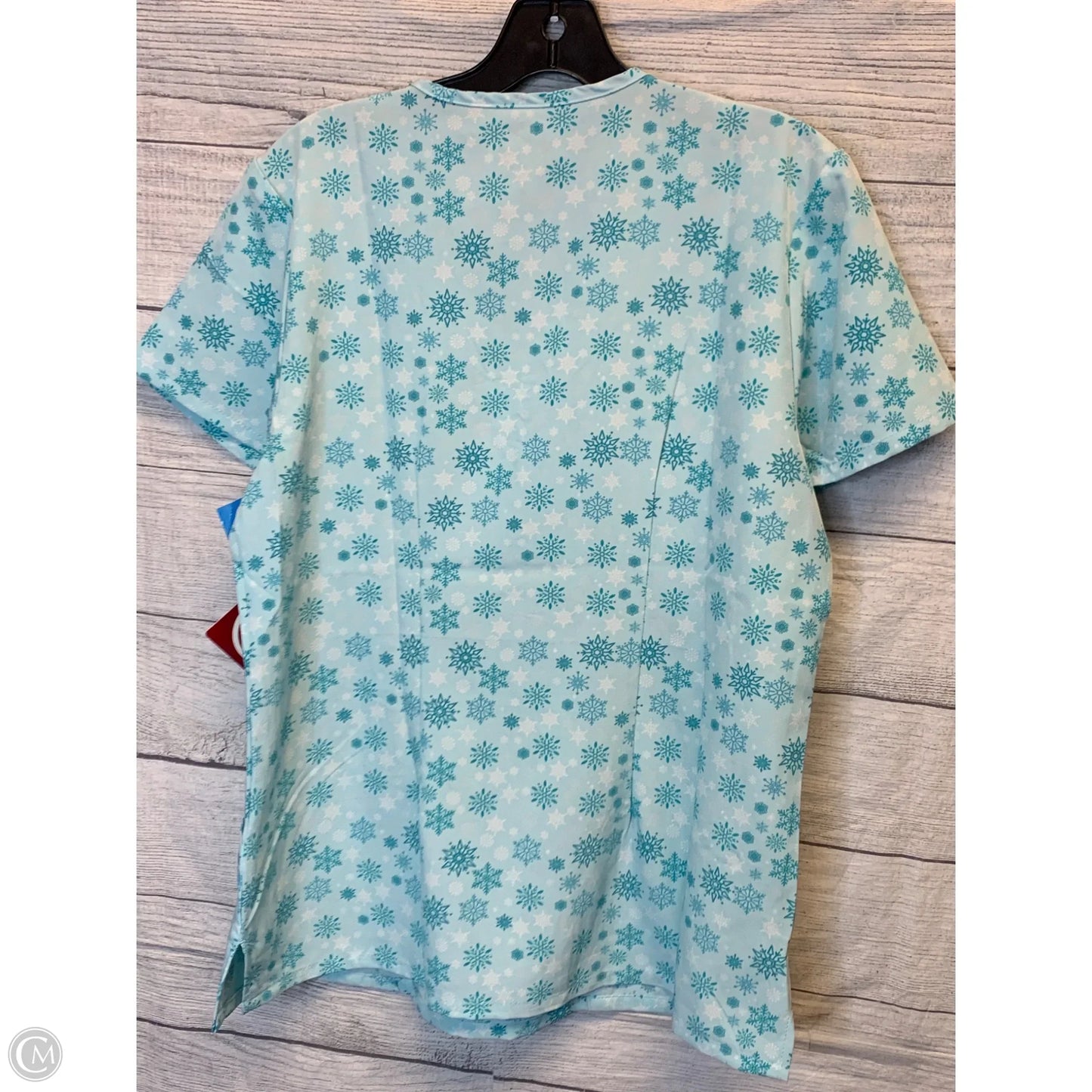 Top Short Sleeve By Cmf In Teal, Size: M