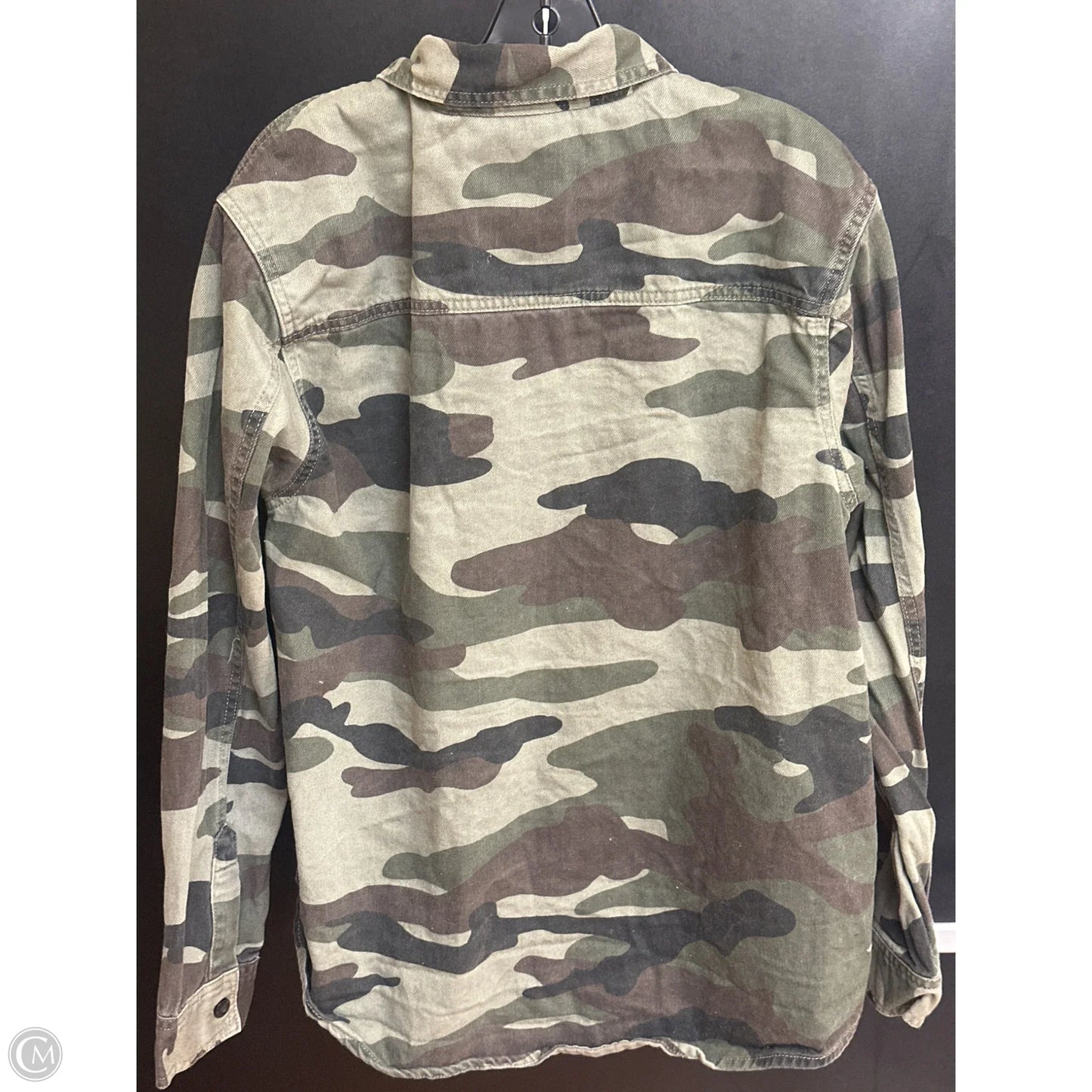 Jacket Denim By Buffalo David Bitton In Camouflage Print, Size: L