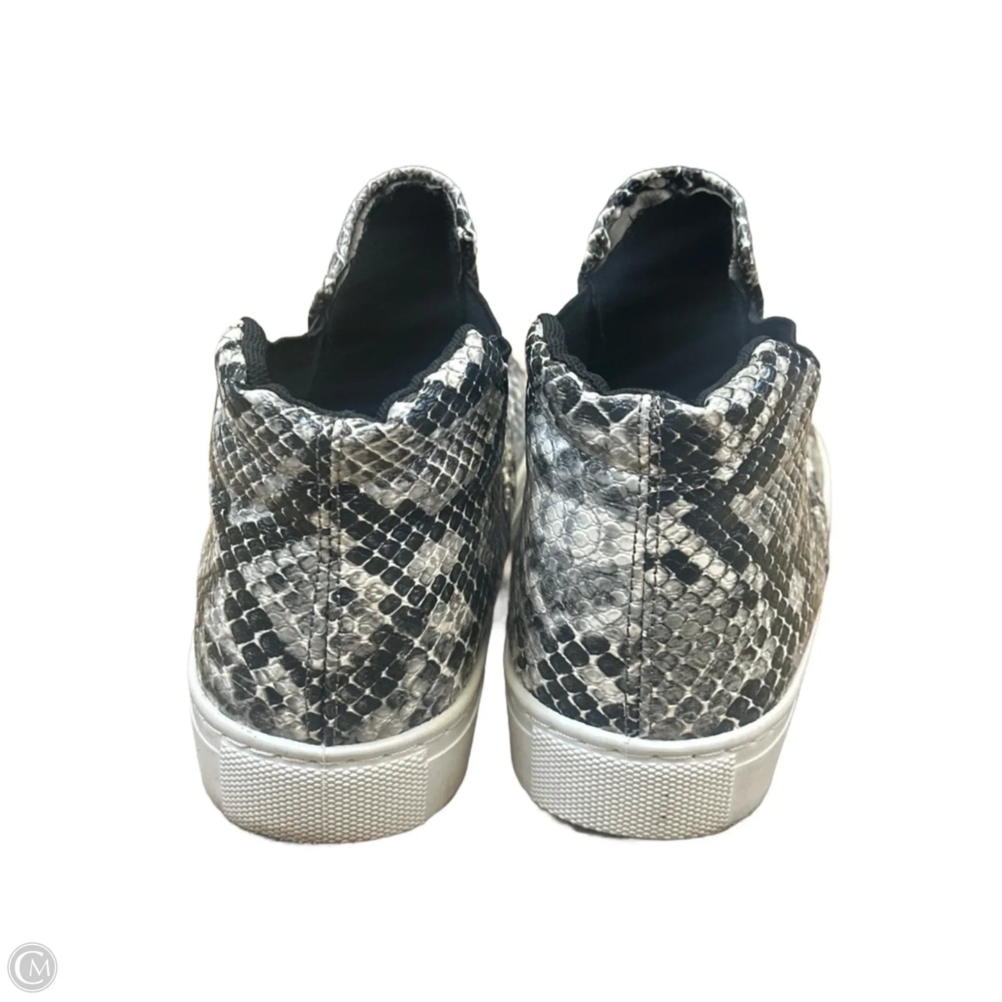 Shoes Athletic By Pierre Dumas In Snakeskin Print, Size: 8