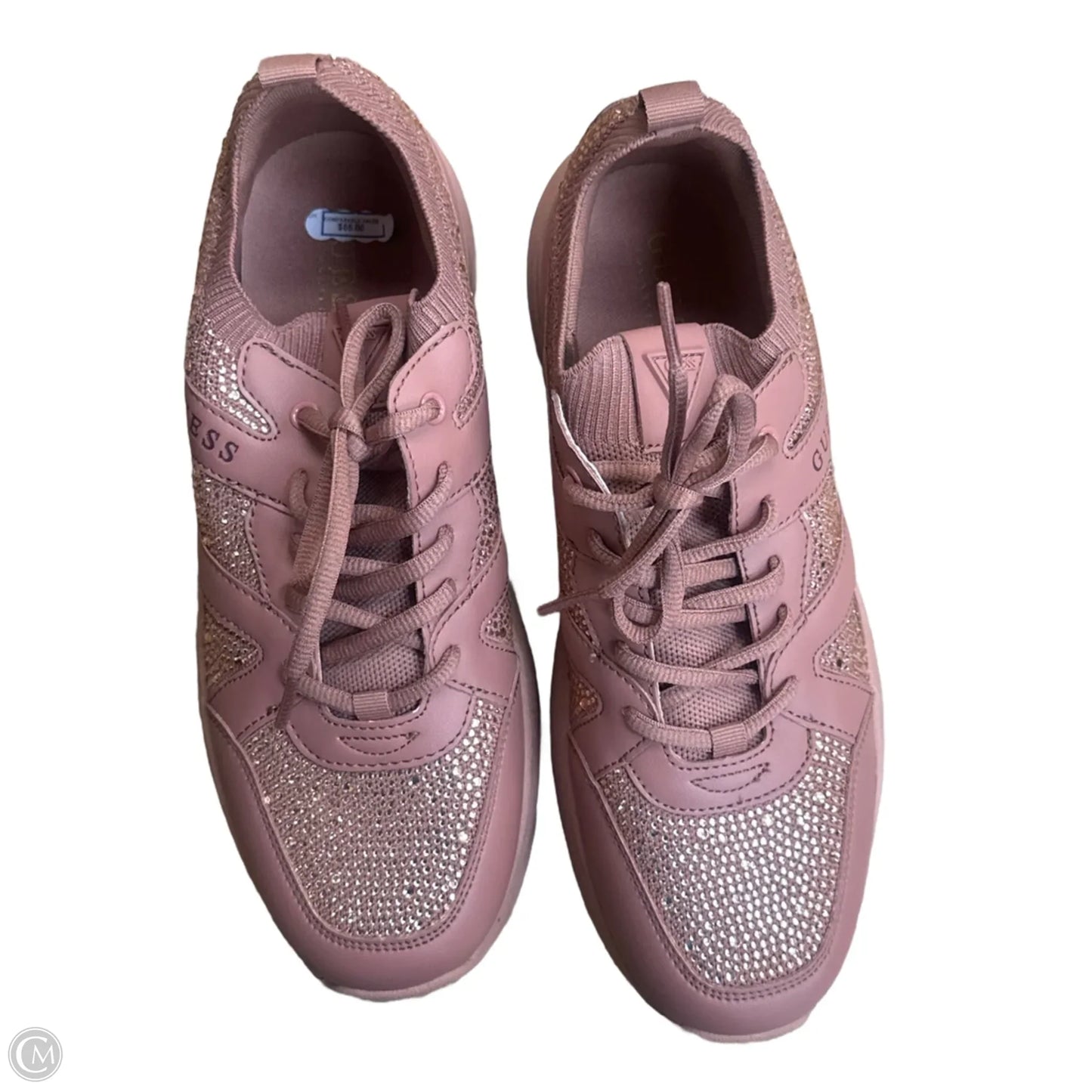 Shoes Athletic By Guess In Pink, Size: 9.5