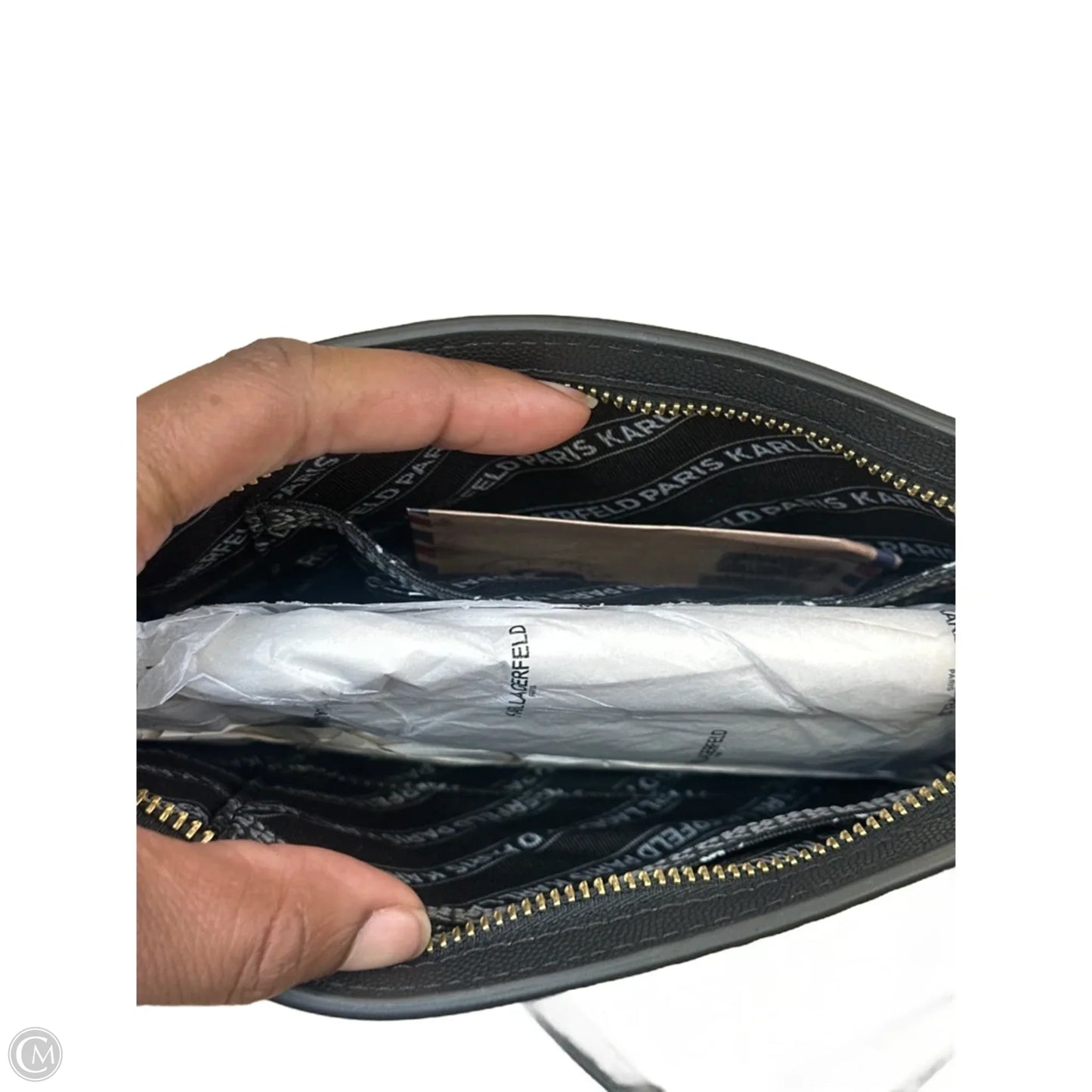 Crossbody Designer By Karl Lagerfeld, Size: Small