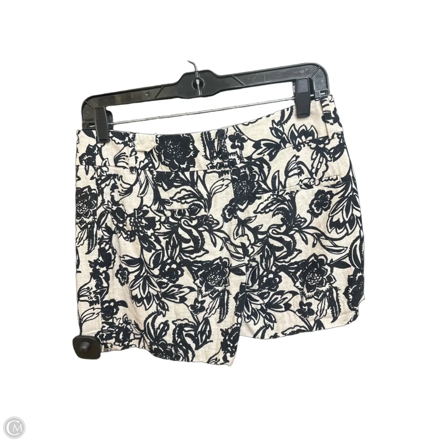 Shorts By Loft In Black & Cream, Size: 0