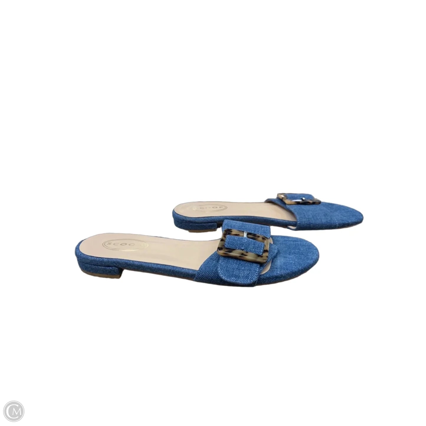 Sandals Flats By Scoop In Blue, Size: 9
