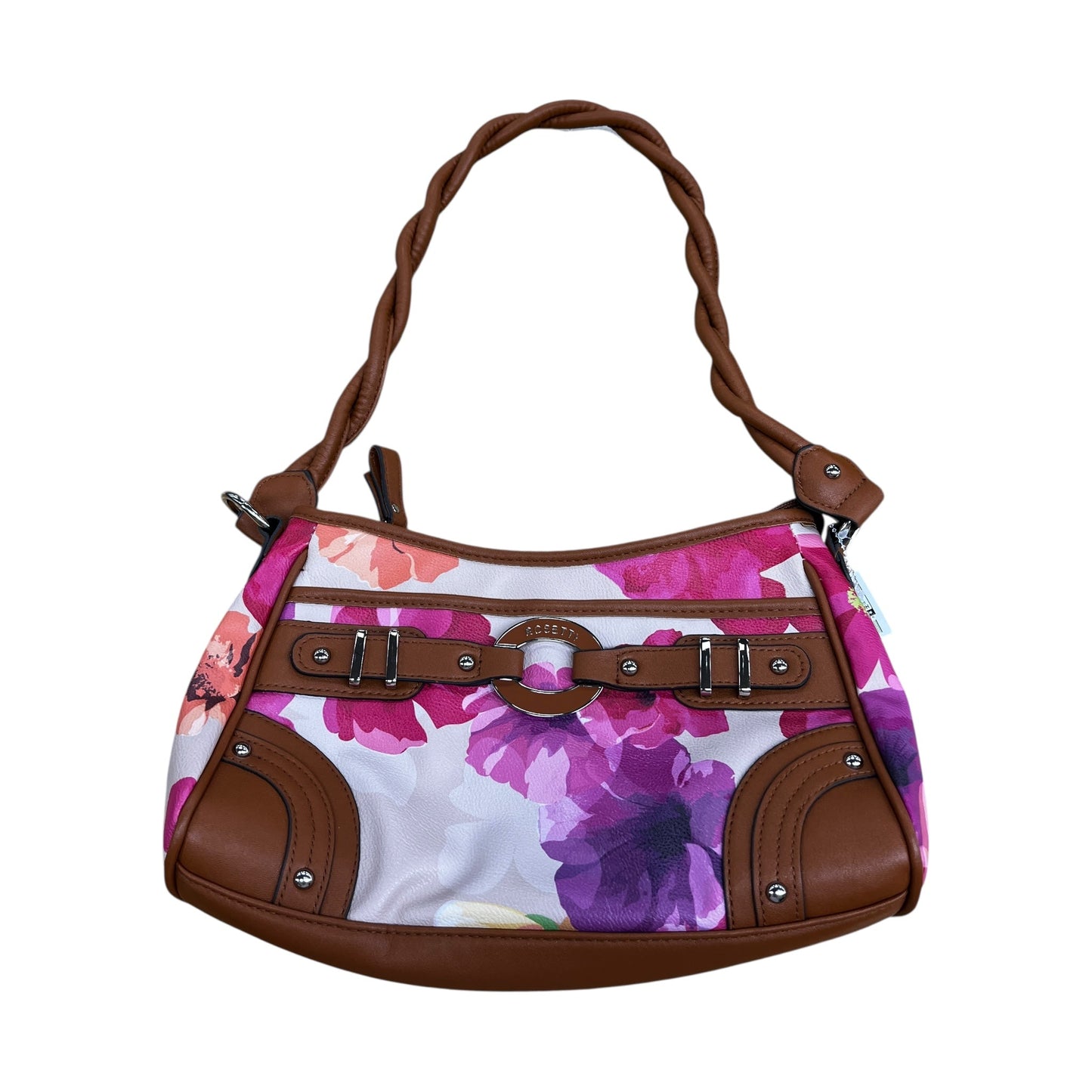 Handbag By Rosetti In Pink & Tan, Size:Medium