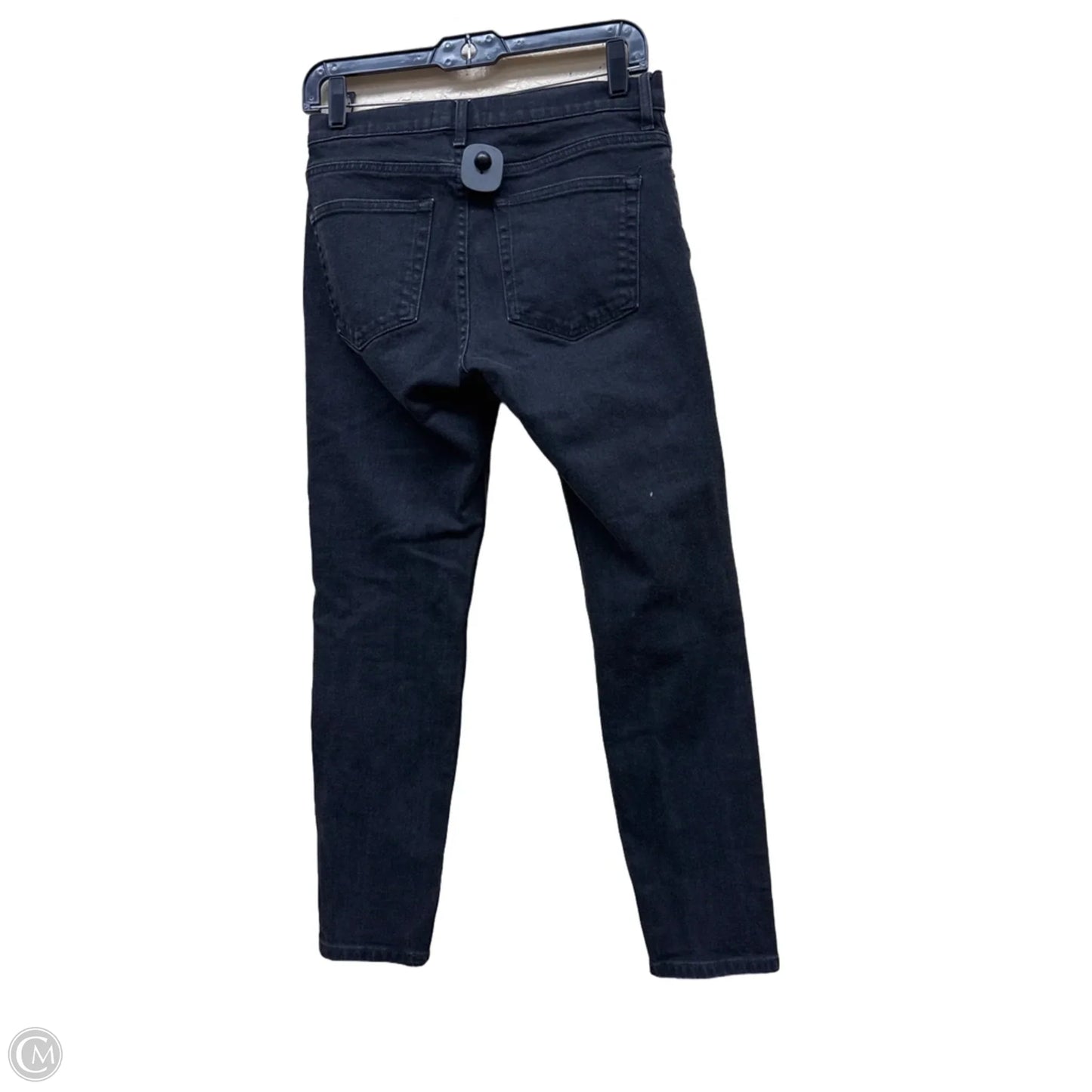 Jeans Straight By Everlane In Black Denim, Size: 4