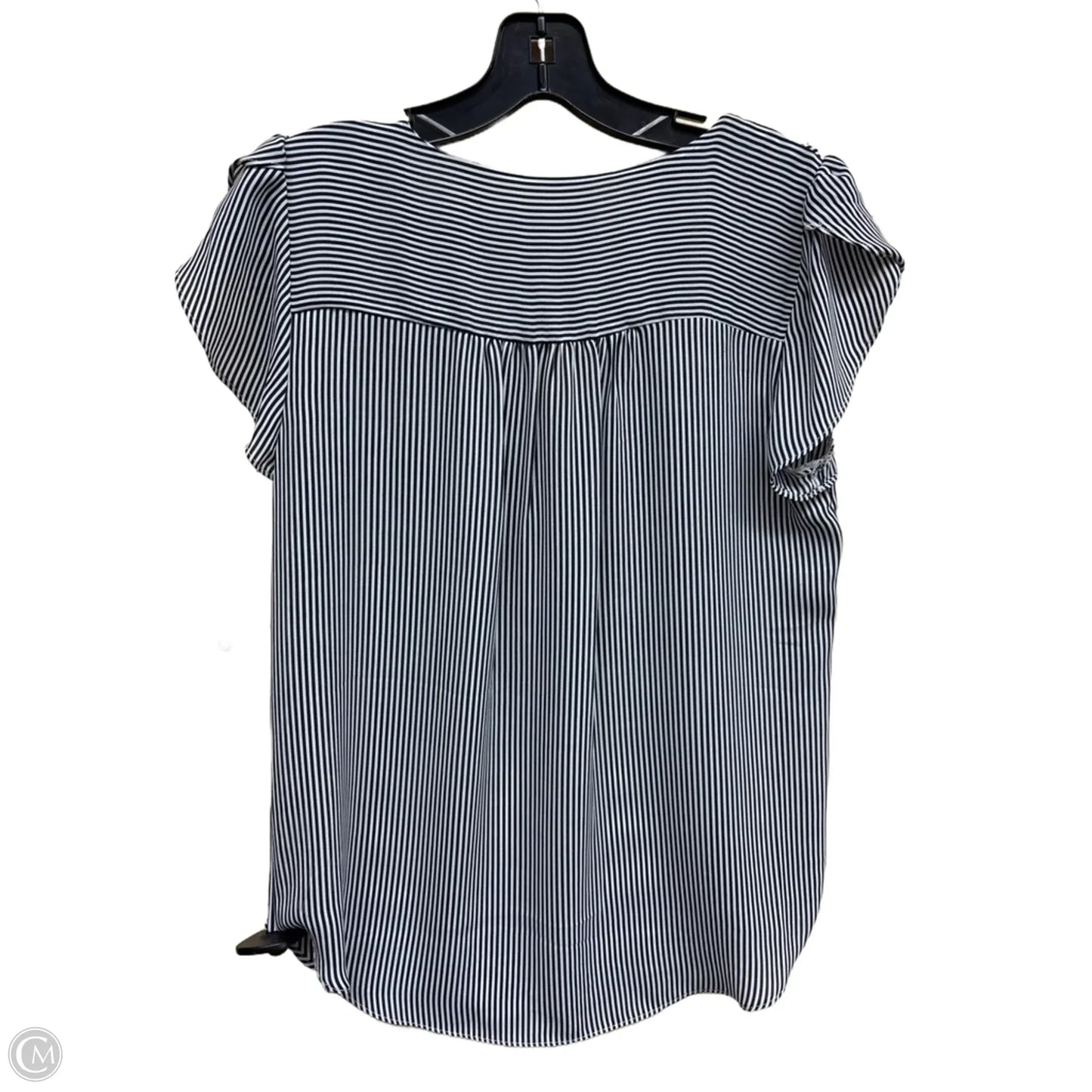 Top Short Sleeve By Philosophy In Striped Pattern, Size: Xs
