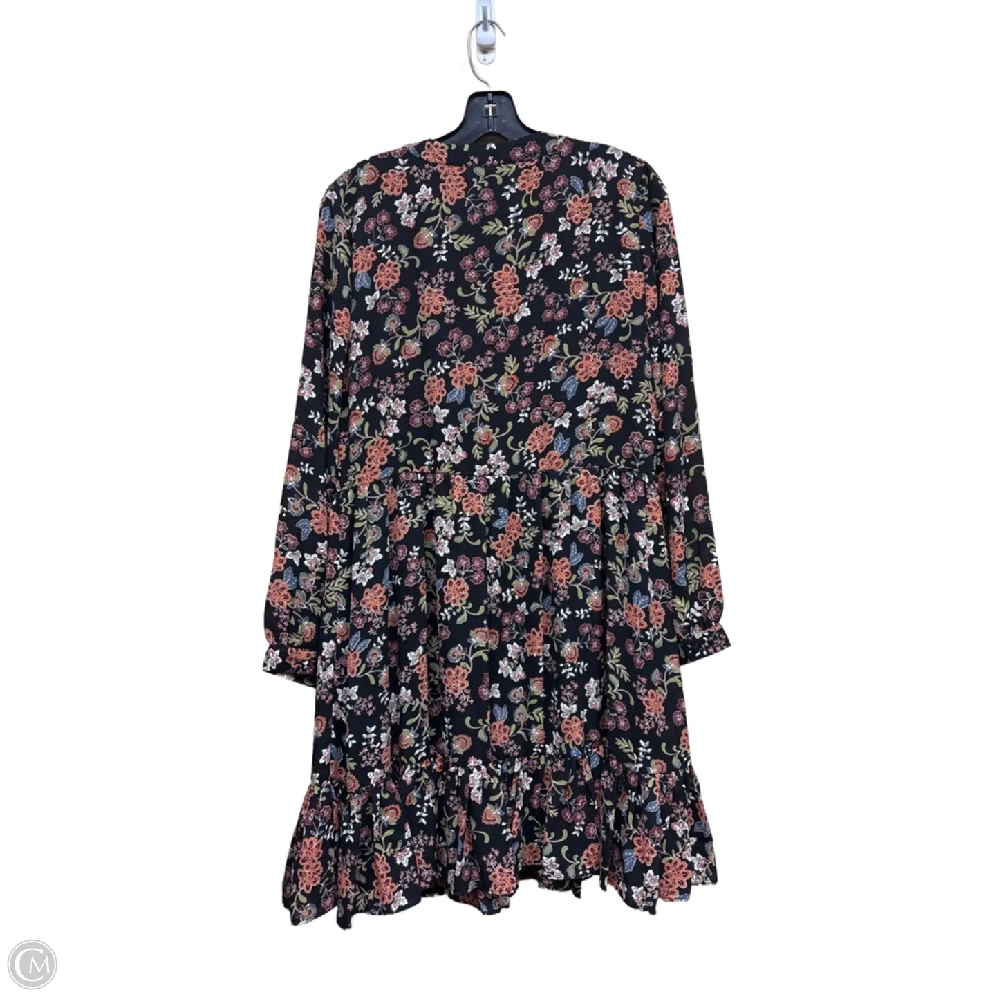 Dress Casual Midi By Vince Camuto In Floral Print, Size: S