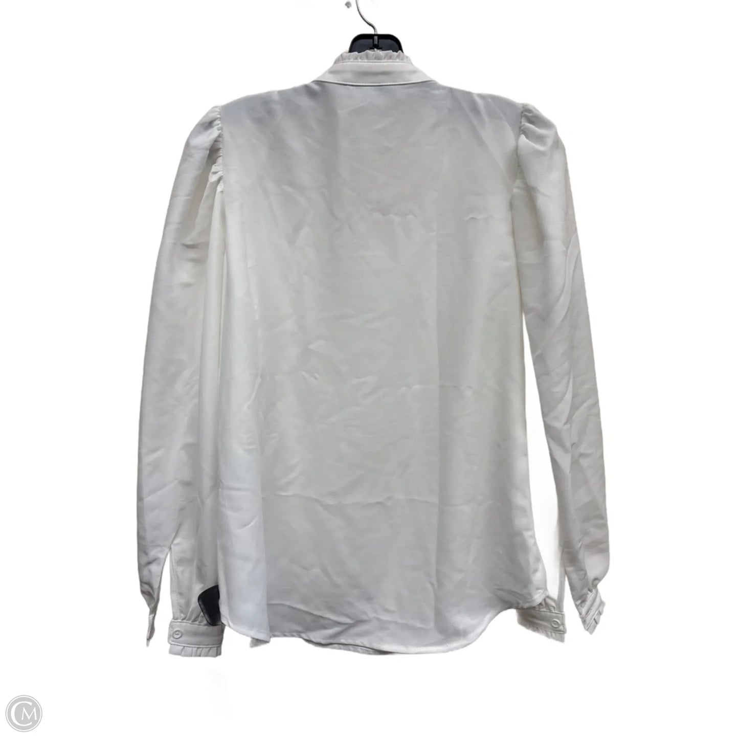 Top Long Sleeve By Alfani In White, Size: S