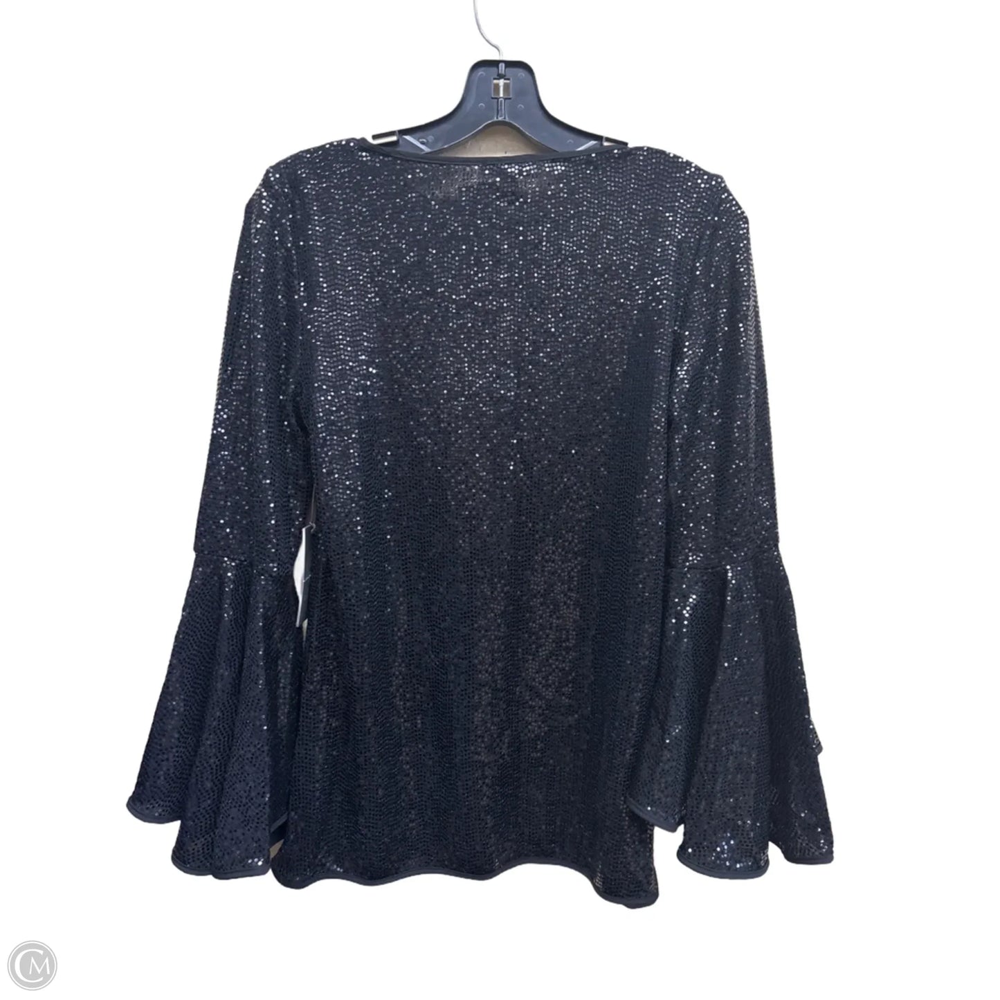 Top Long Sleeve By Vince Camuto In Black, Size: Xs