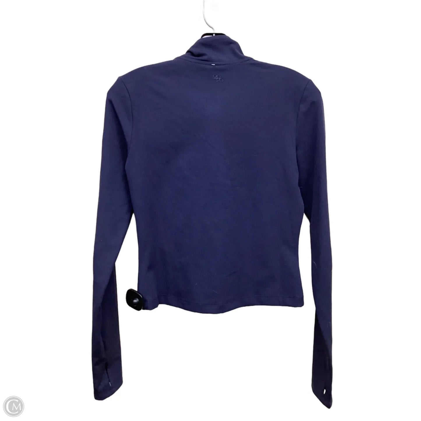 Athletic Jacket By H&m In Navy, Size: S