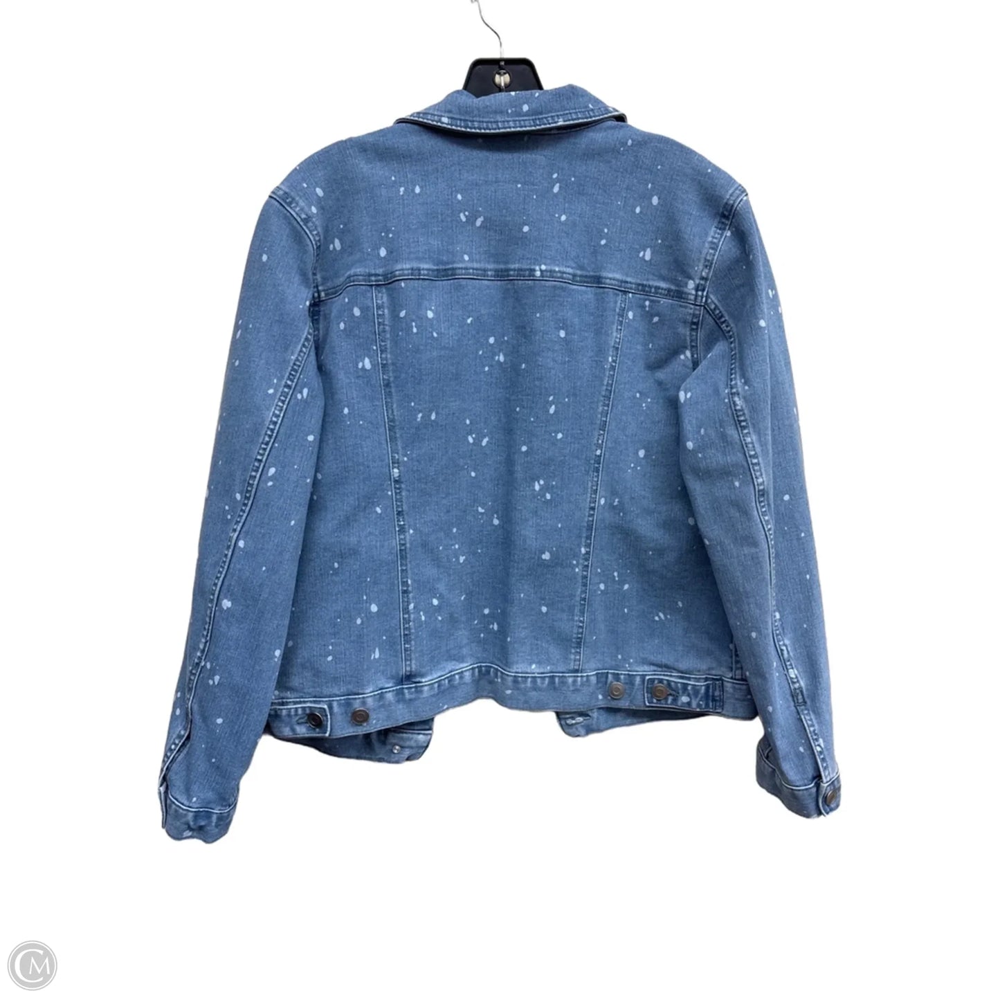 Jacket Denim By Time And Tru In Blue Denim, Size: L