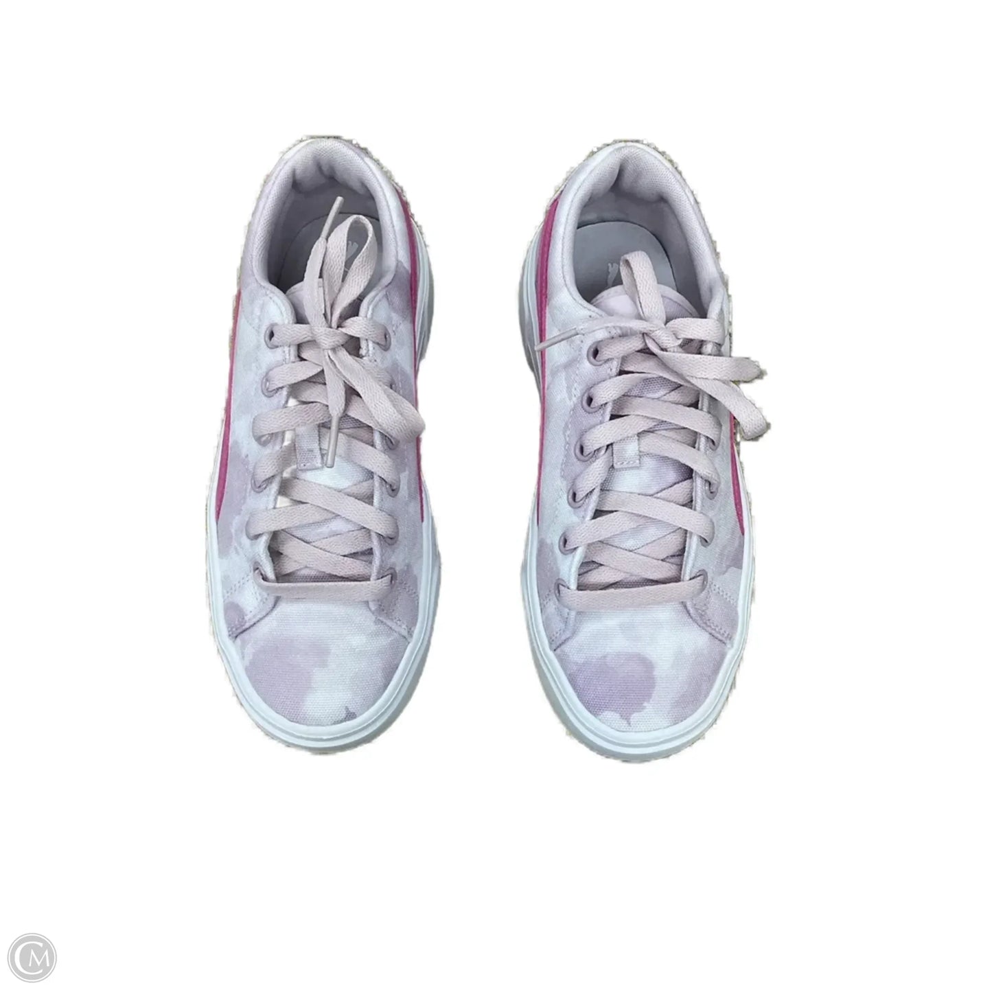 Shoes Sneakers By Puma In Pink & White, Size: 7