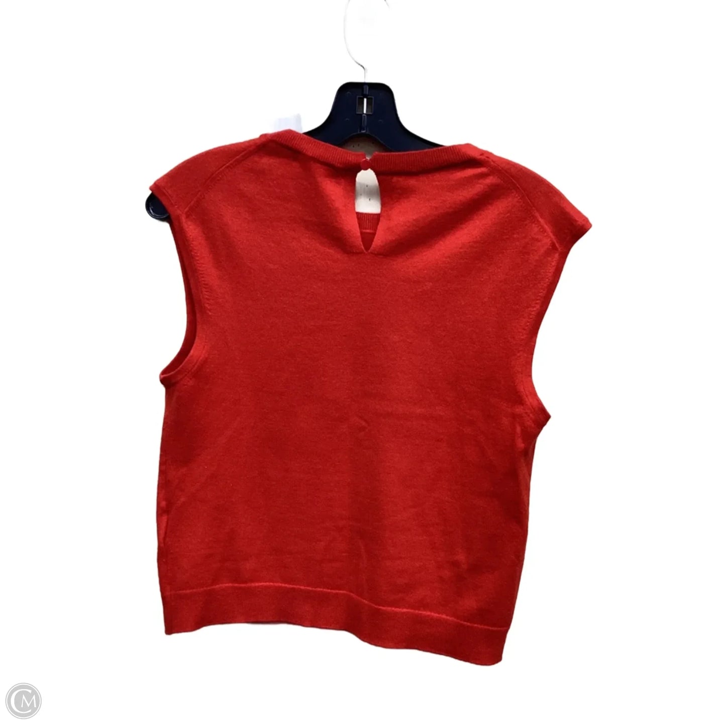 Top Sleeveless By J. Crew In Red, Size: M