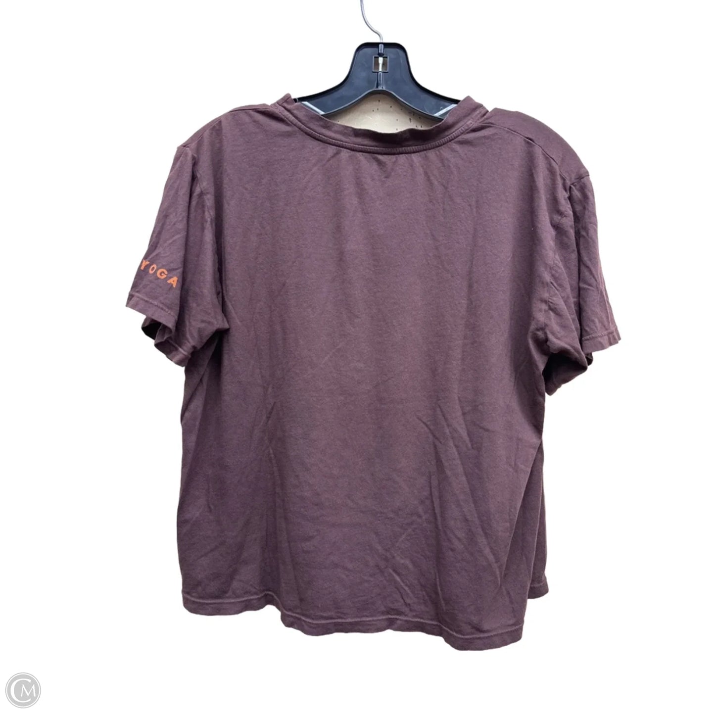 Top Short Sleeve By Sundry In Brown, Size: S