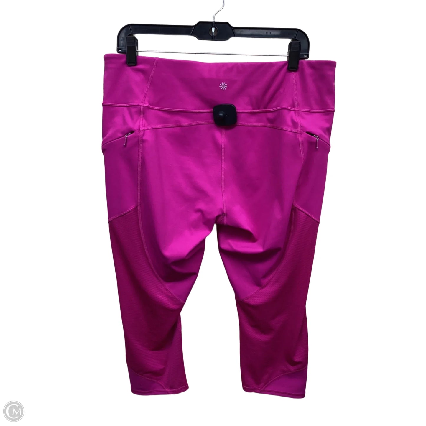 Athletic Leggings By Athleta In Pink, Size: Xl