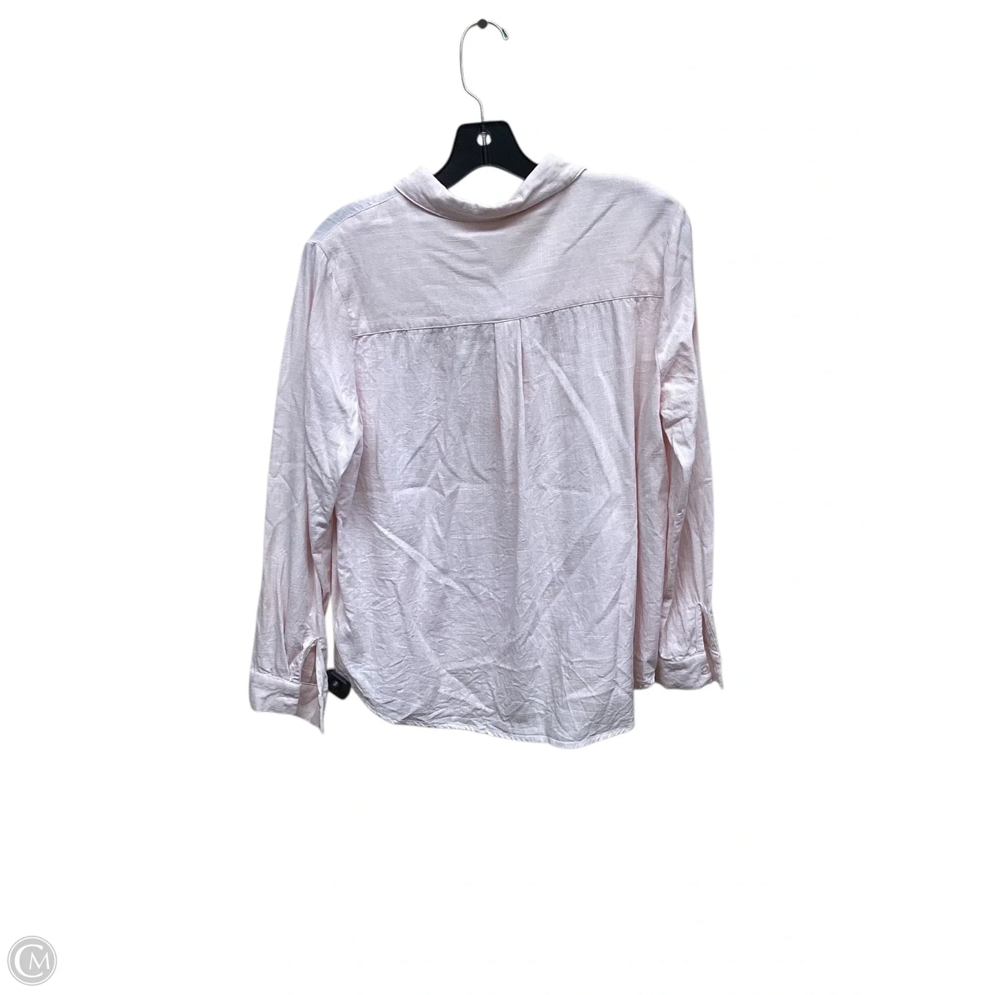 Top Long Sleeve By Mi Ami In Pink, Size: L