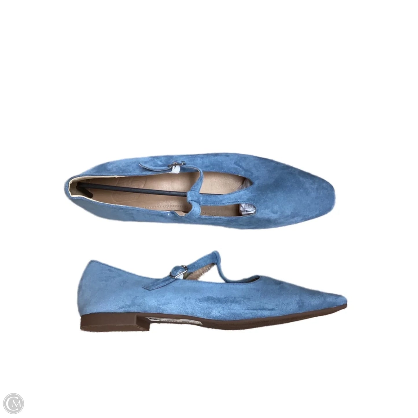 Shoes Flats By Clothes Mentor In Blue, Size: 10