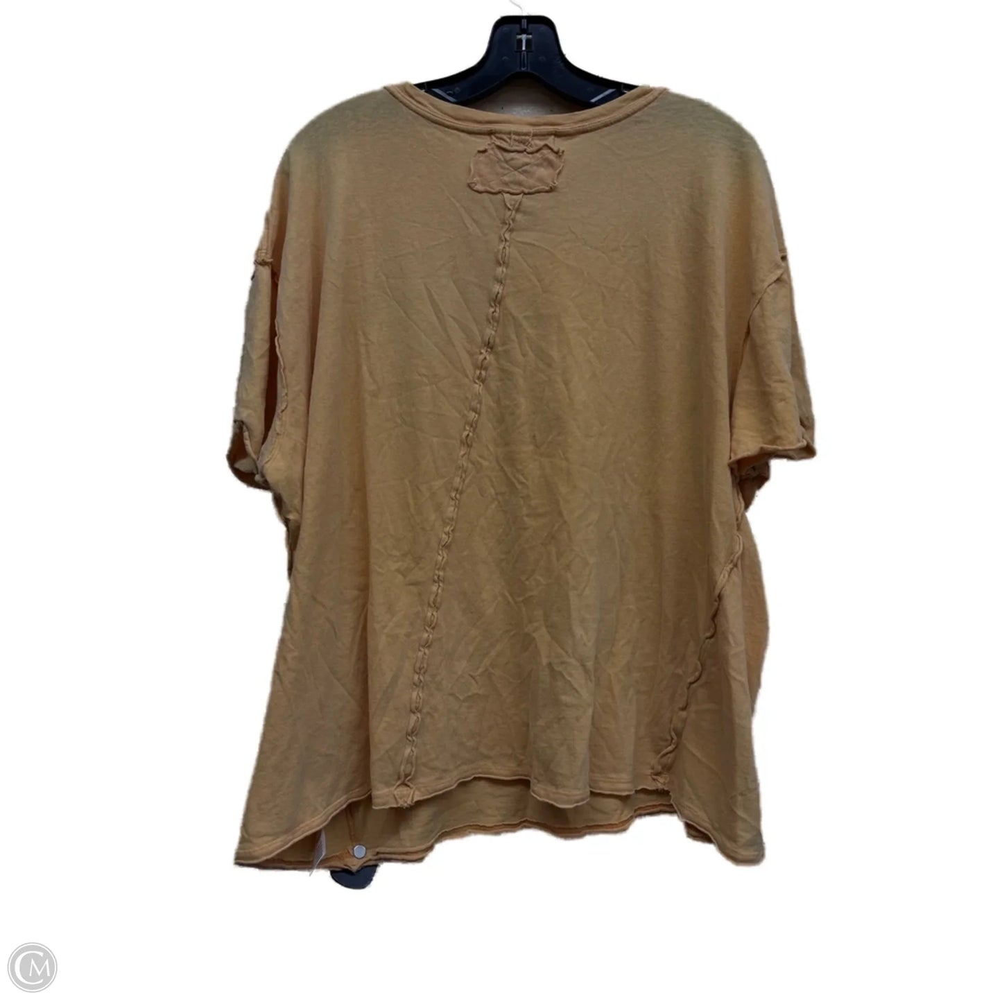 Top Short Sleeve By We The Free In Yellow, Size: M