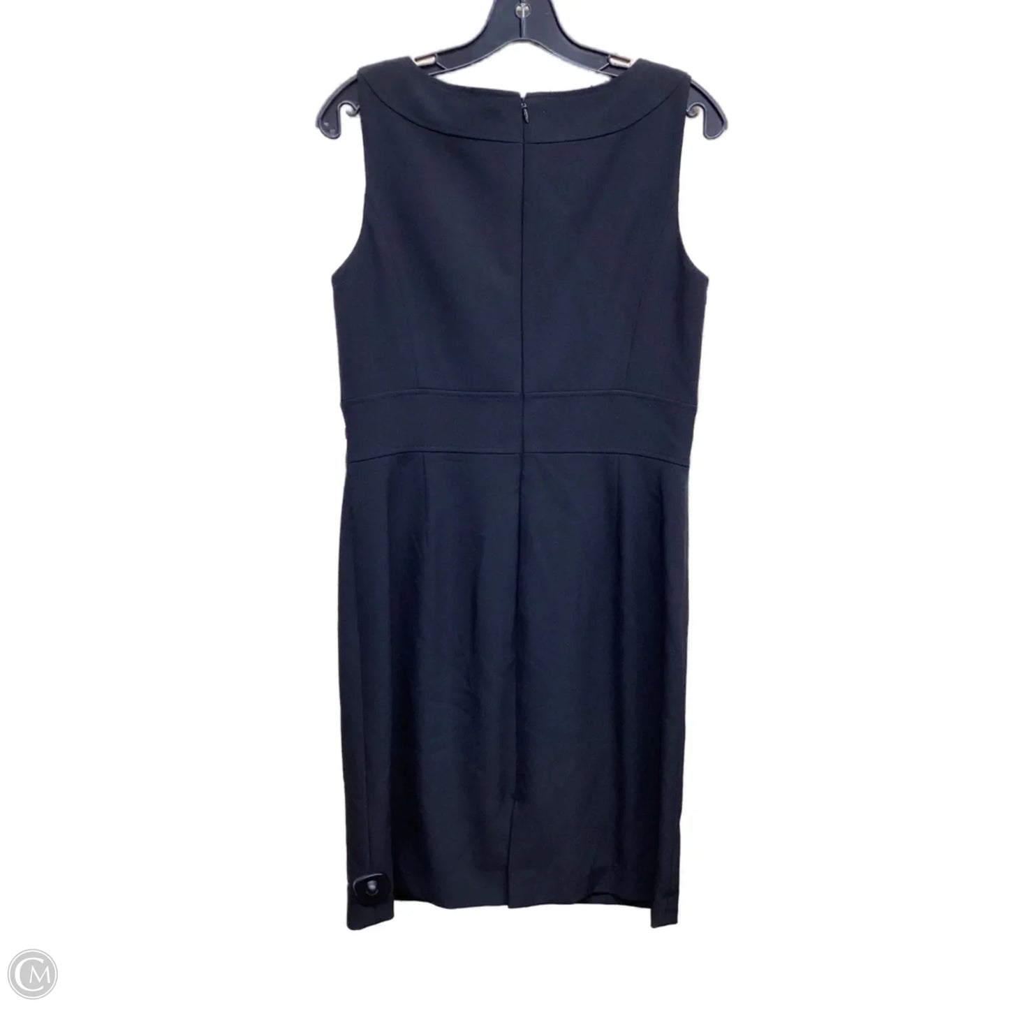 Dress Casual Midi By Tahari By Arthur Levine In Black & Gold, Size: 6