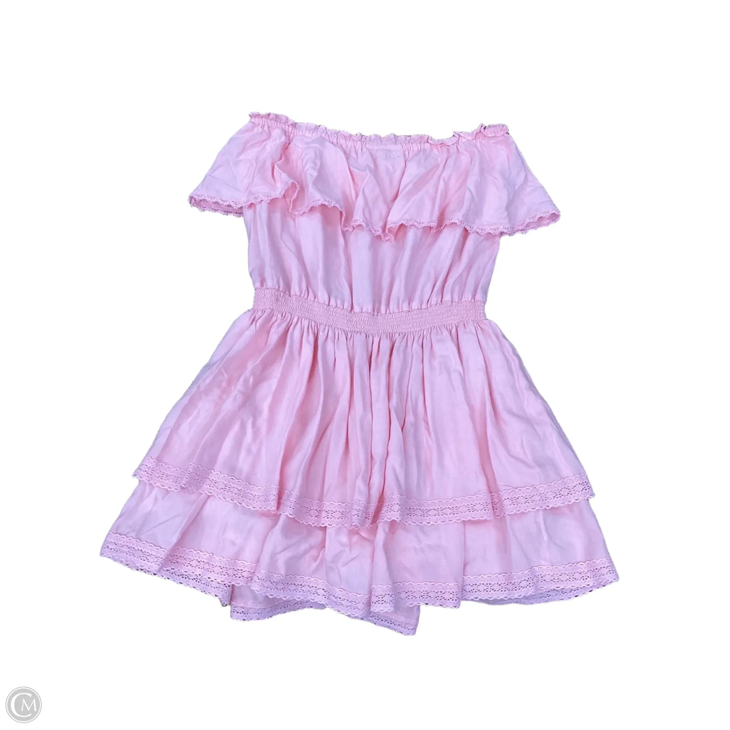 Dress Casual Short By Clothes Mentor In Pink, Size: L