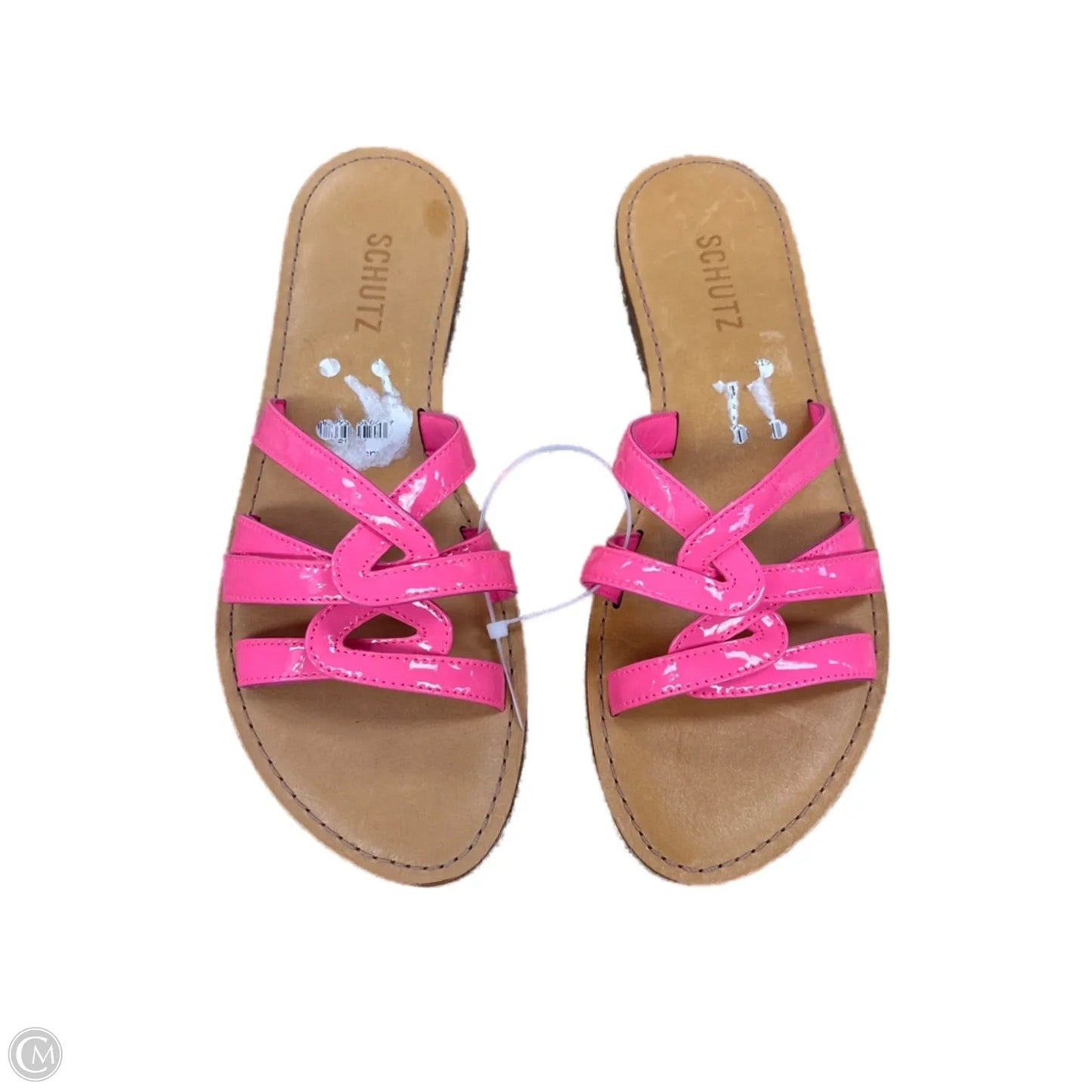 Sandals Flats By Clothes Mentor In Pink, Size: 8