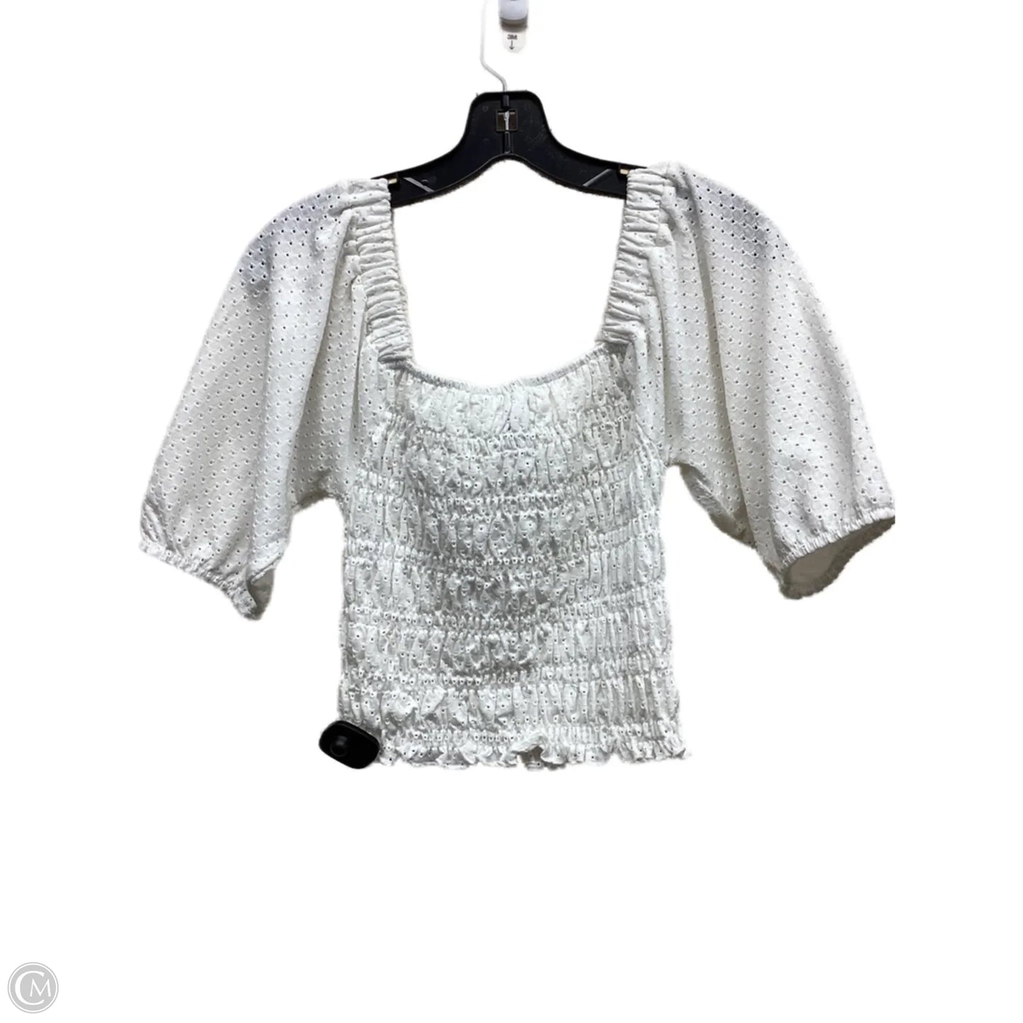 Top Short Sleeve By Bb Dakota In White, Size: Xs