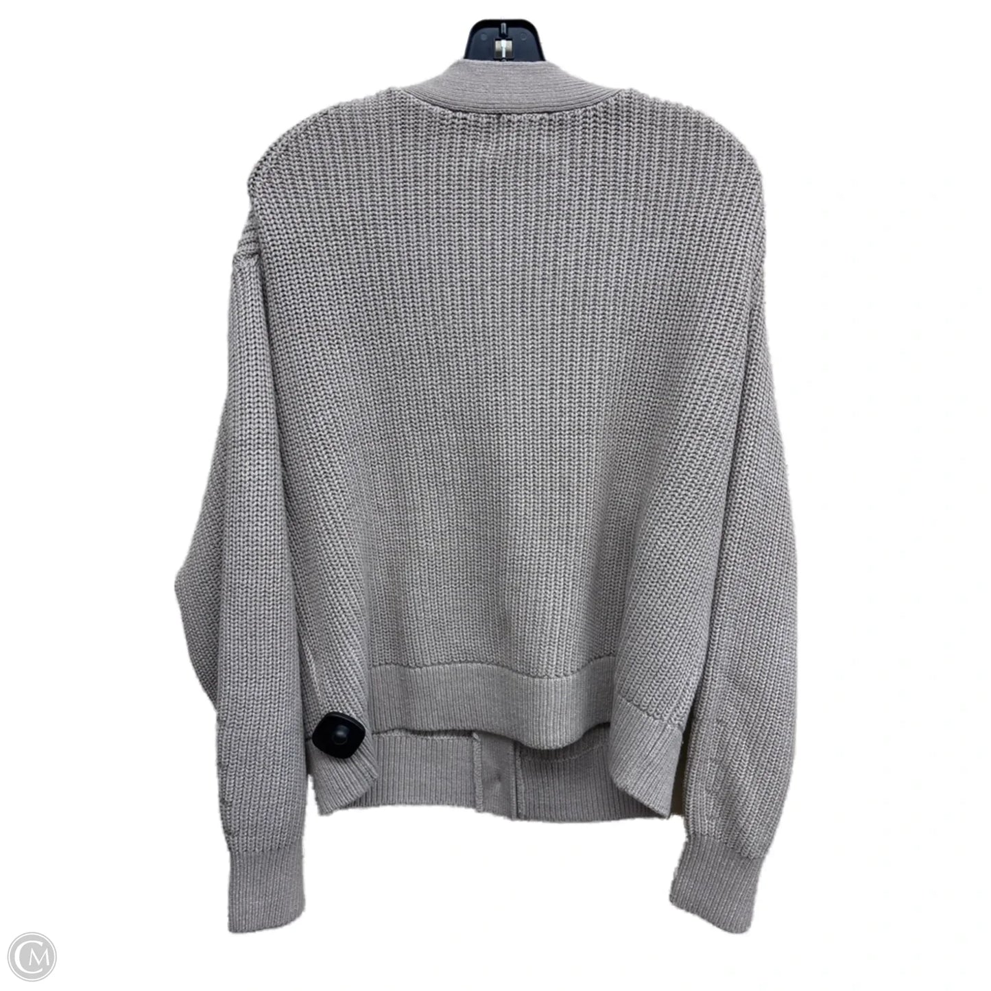 Sweater Cardigan By H&m In Tan, Size: M