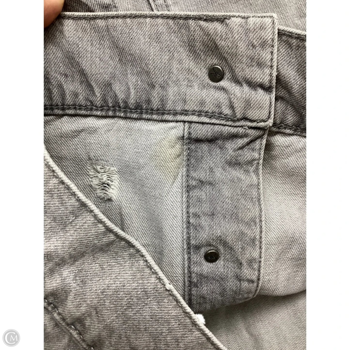 Jacket Designer By All Saints In Grey, Size: S