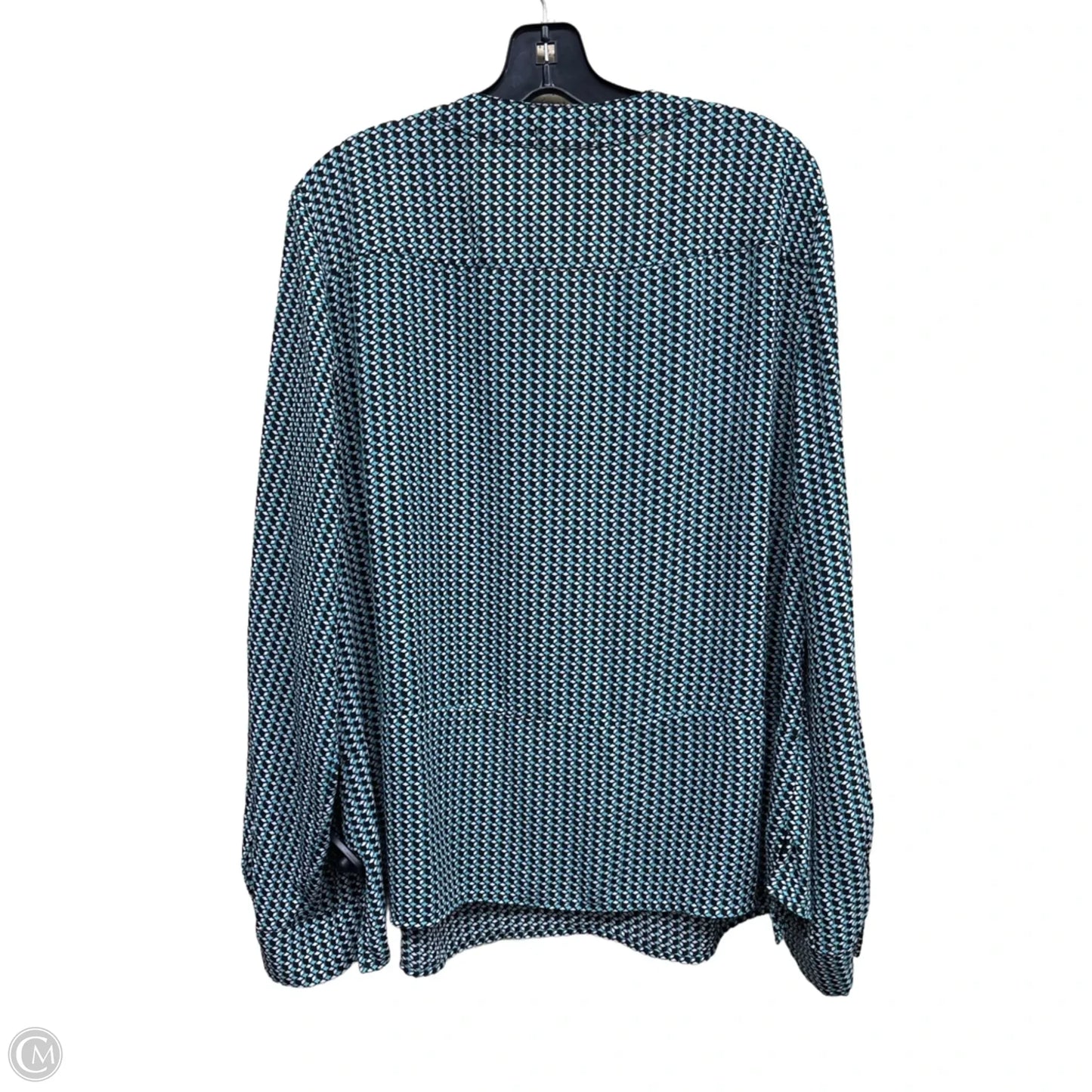 Top Long Sleeve By Worthington In Multi-colored, Size: 2x