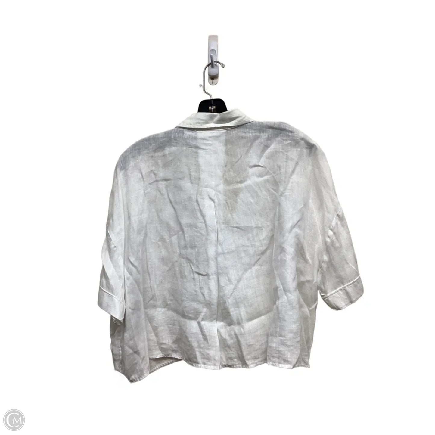 Top Short Sleeve By H&m In White, Size: M