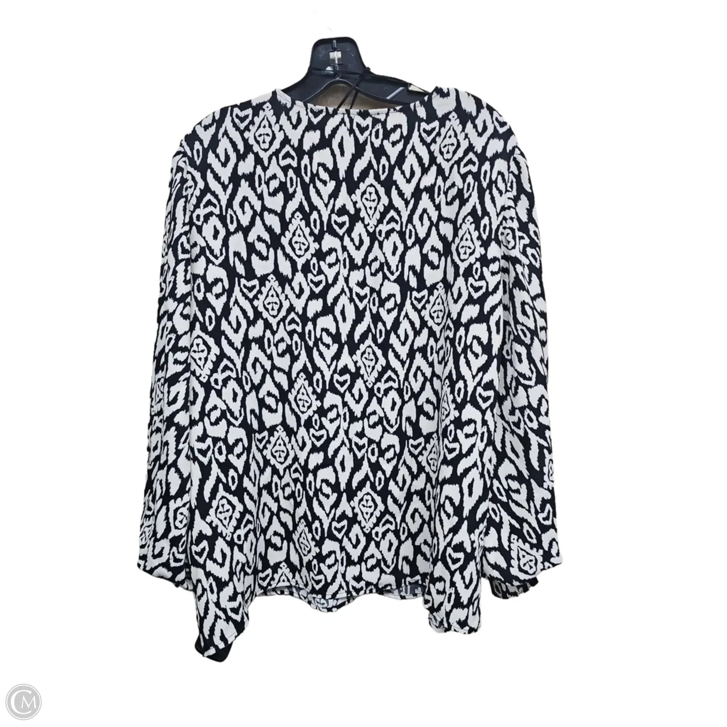 Top Long Sleeve By Vince Camuto In Multi-colored, Size: Xl