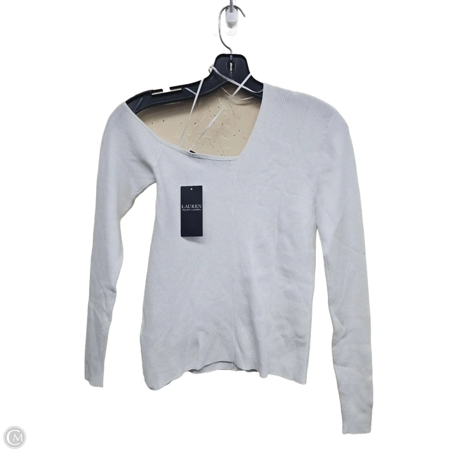 Top Long Sleeve By Ralph Lauren In White, Size: S