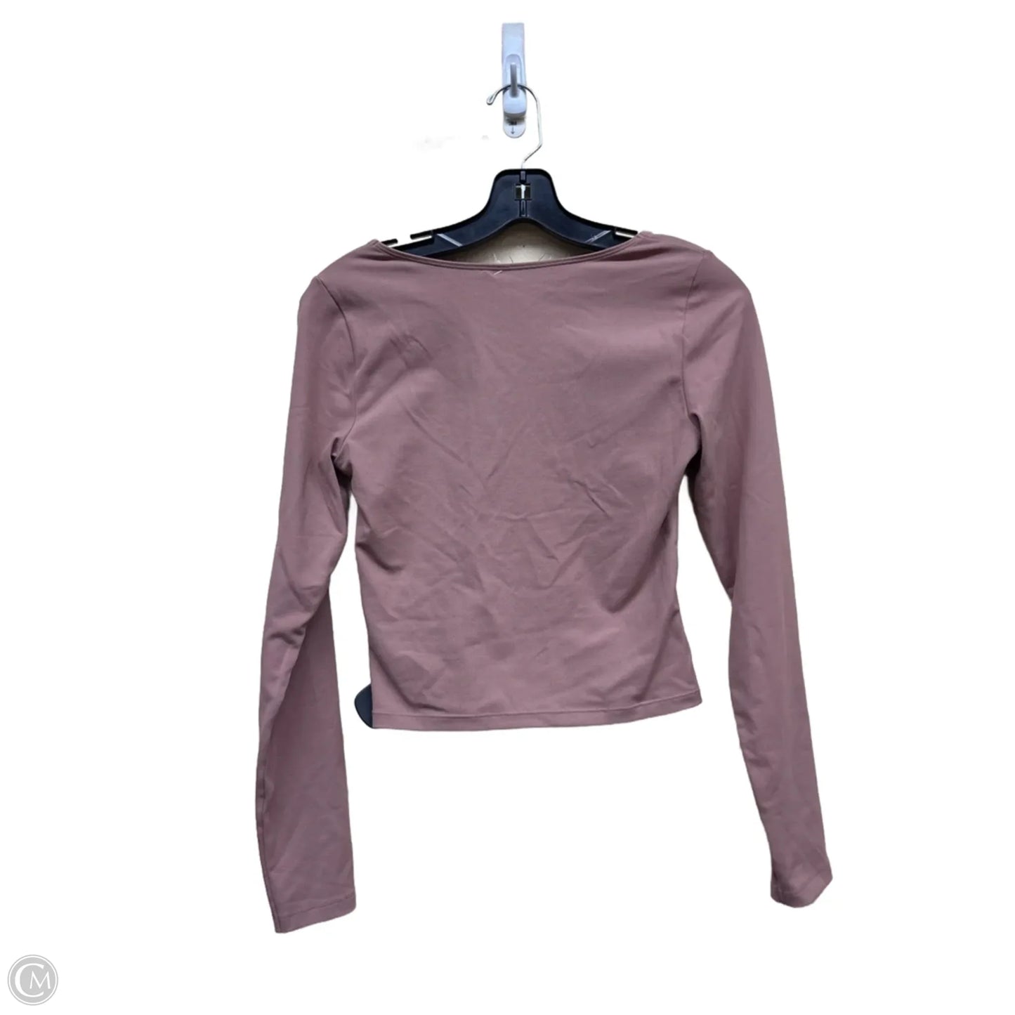 Top Long Sleeve By Abercrombie And Fitch In Mauve, Size: S