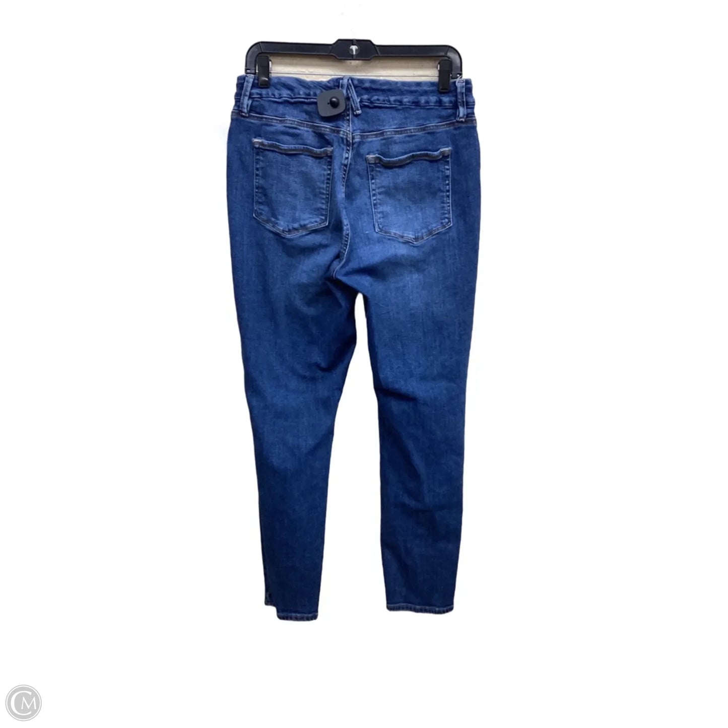 Jeans Skinny By Good American In Blue Denim, Size: 14