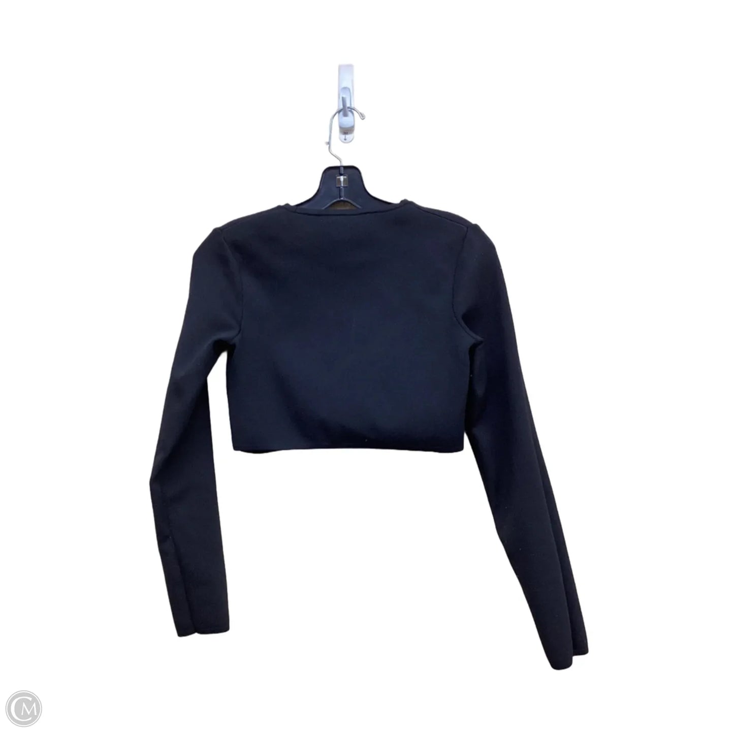 Top Long Sleeve By Zumba In Black, Size: M