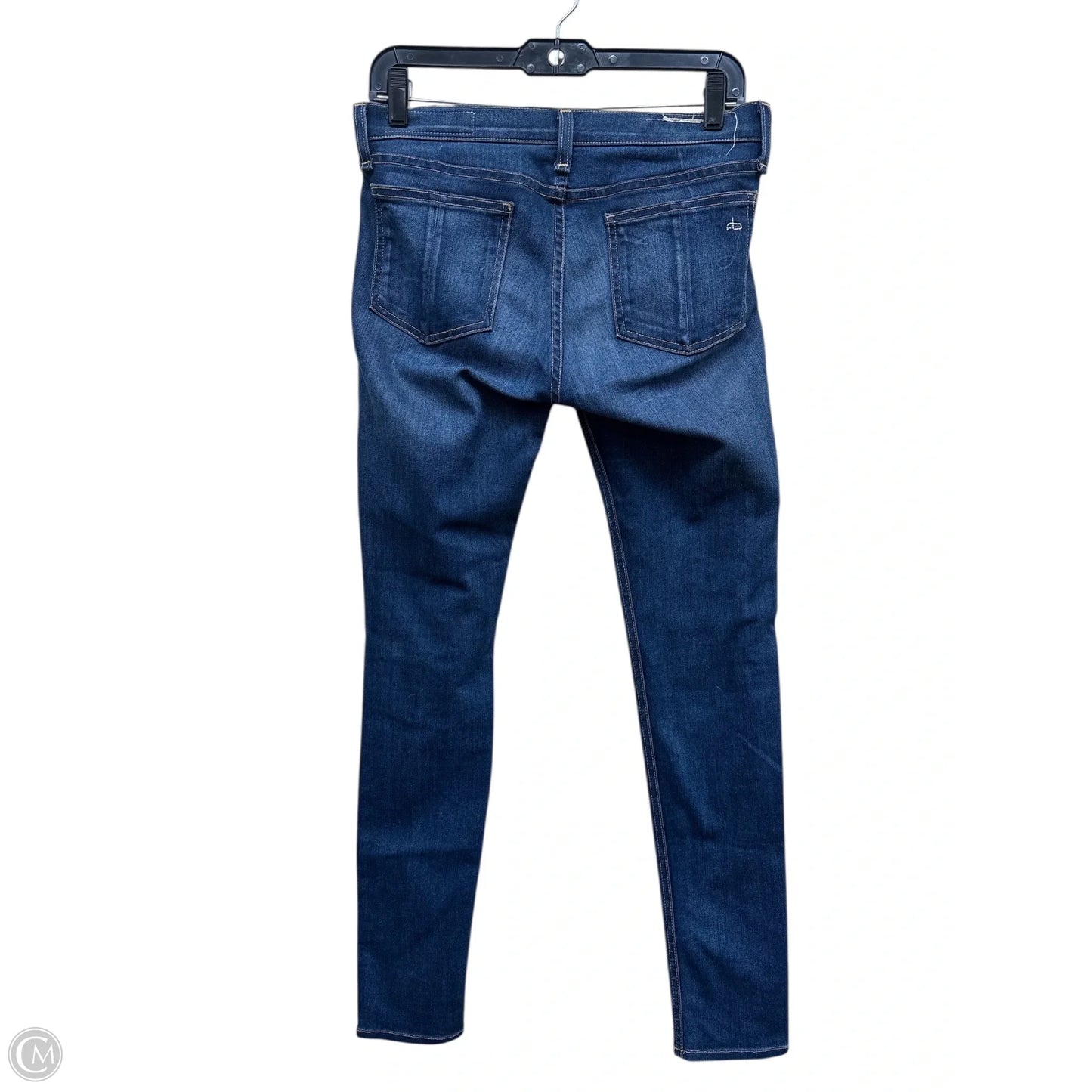 Jeans Skinny By Rag And Bone In Blue Denim, Size: 6