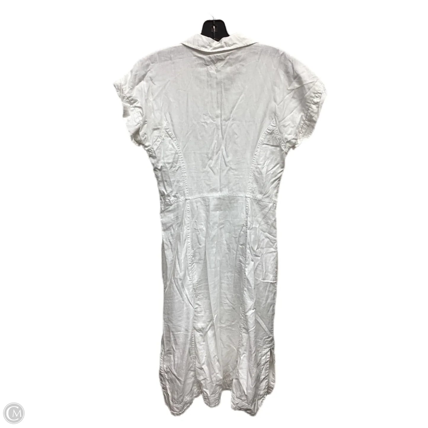 Dress Casual Midi By Maeve In White, Size: M