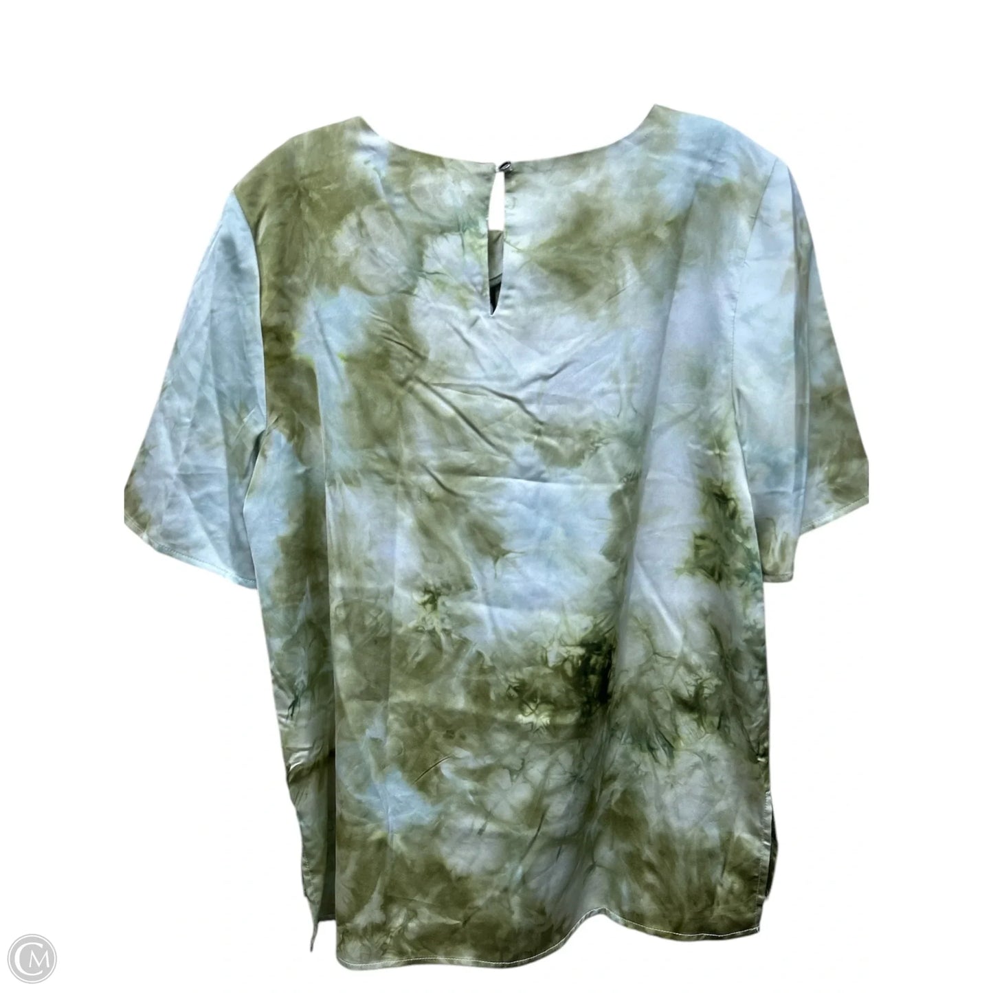 Top Short Sleeve By Vince Camuto In Green, Size: M