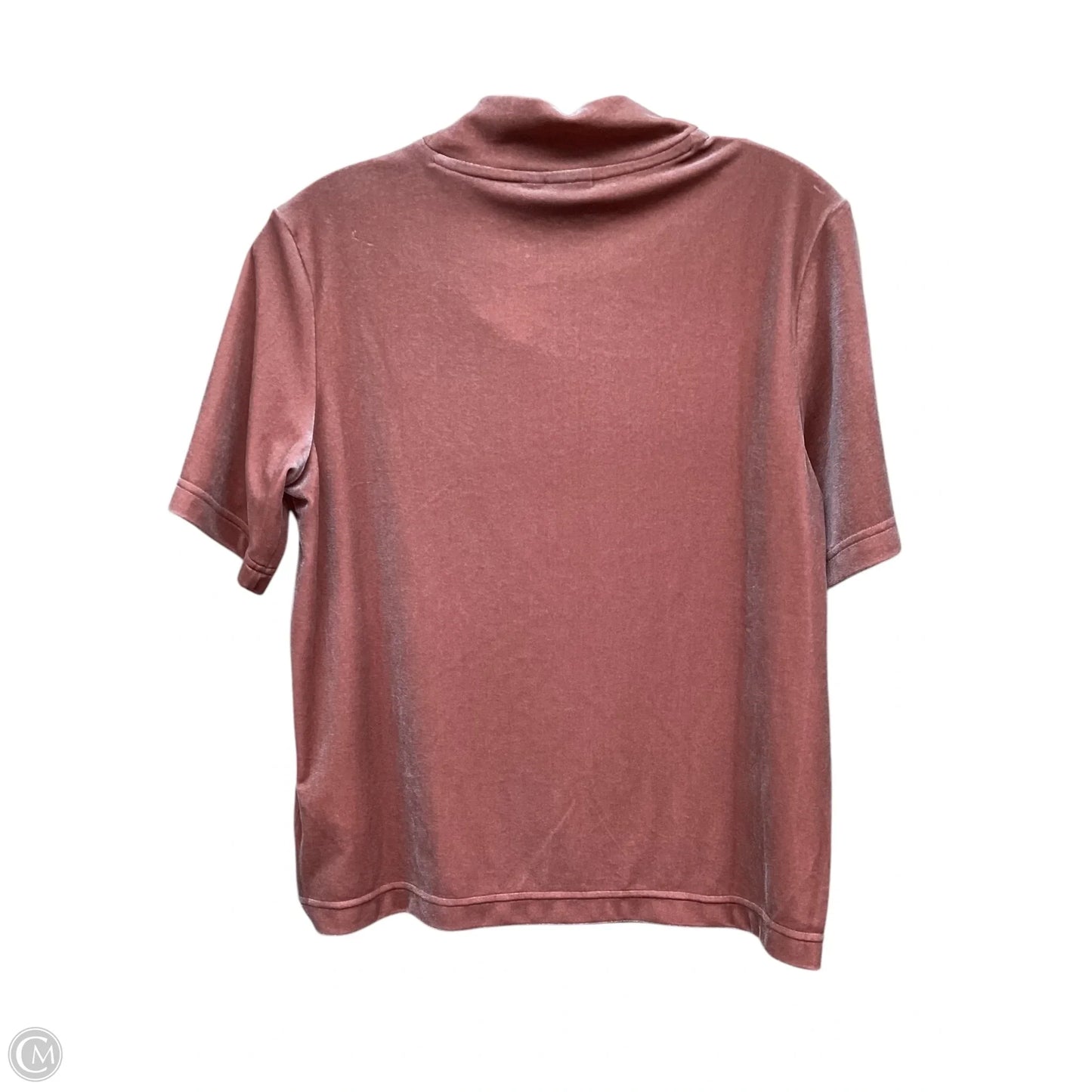 Athletic Top Short Sleeve By Adidas In Pink, Size: S