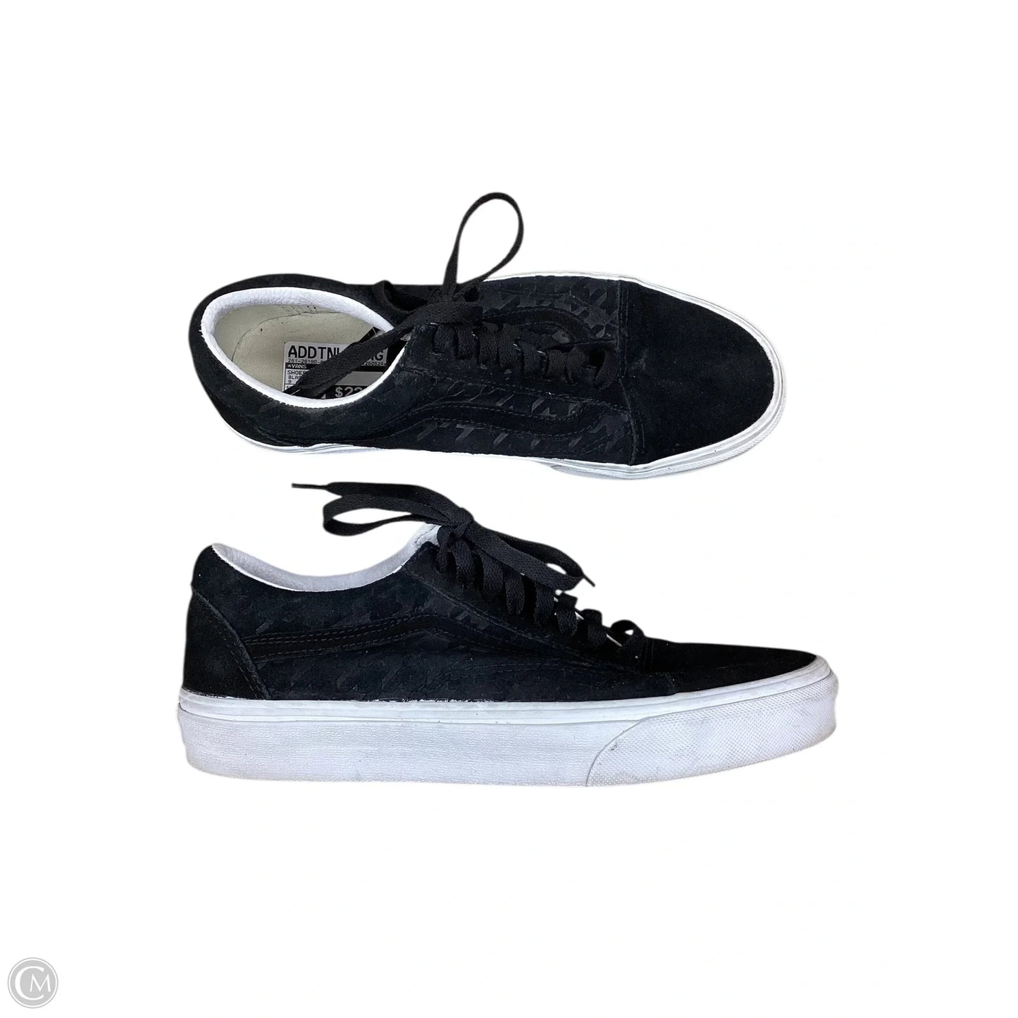 Shoes Sneakers By Vans In Black, Size: 9