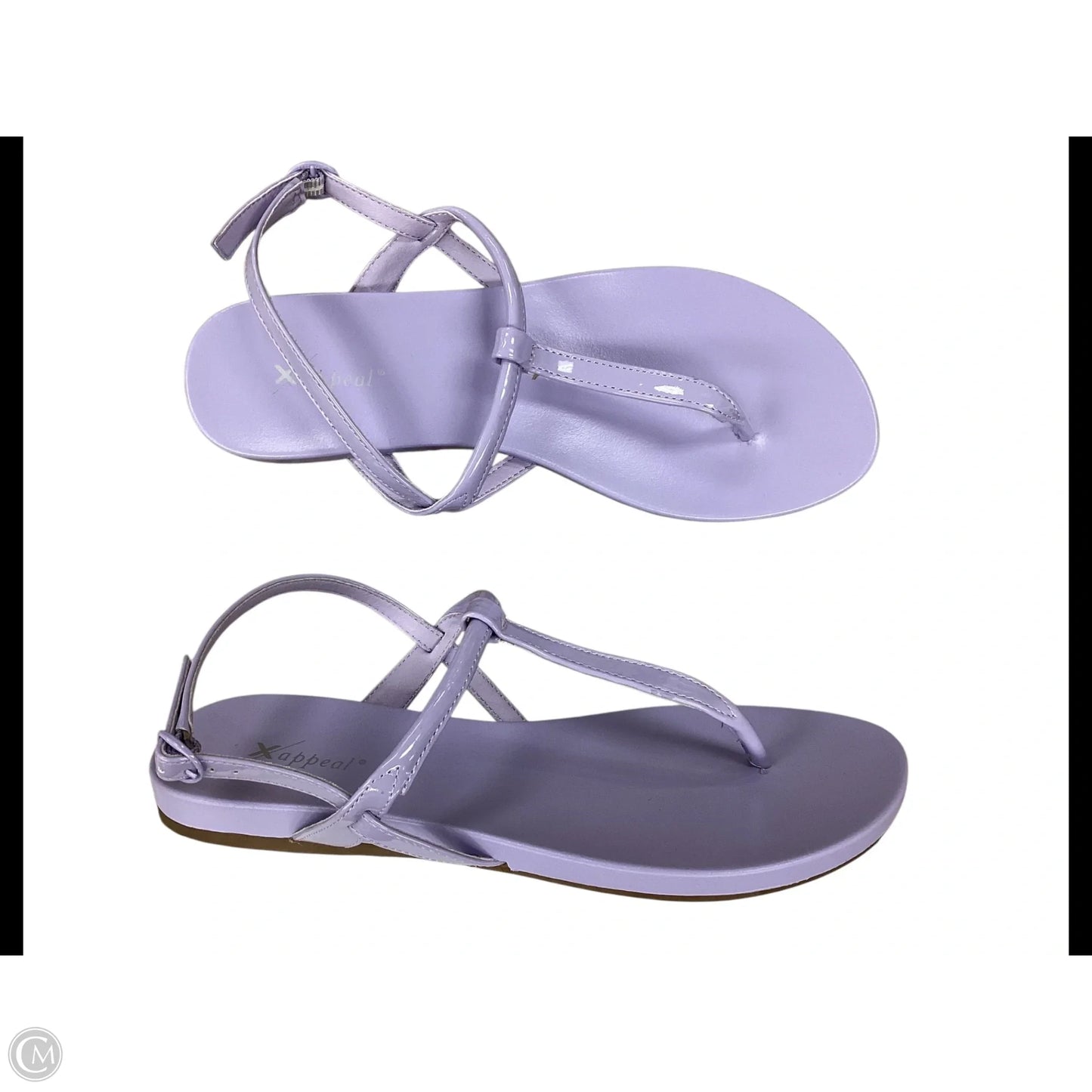 Sandals Flats By Xappeal In Purple, Size: 8