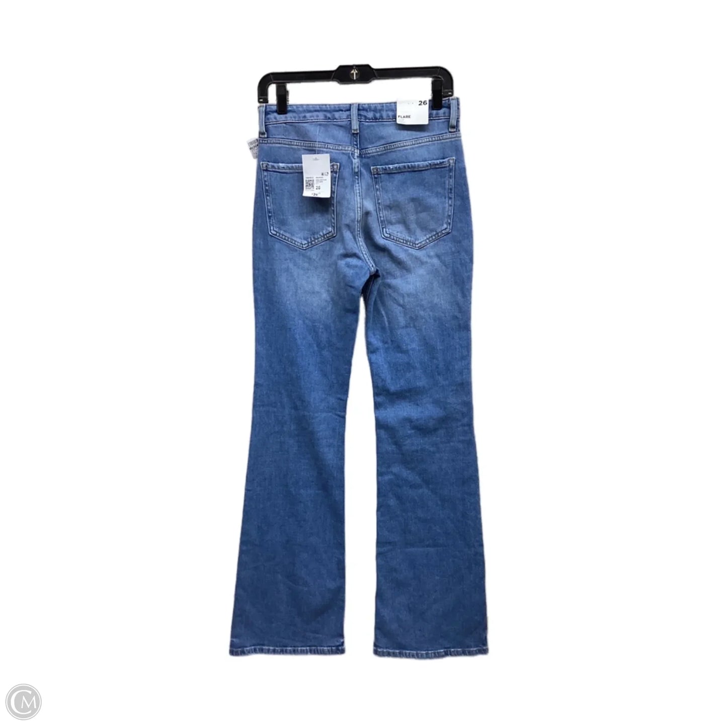 Jeans Flared By Forever 21 In Blue Denim, Size: 2