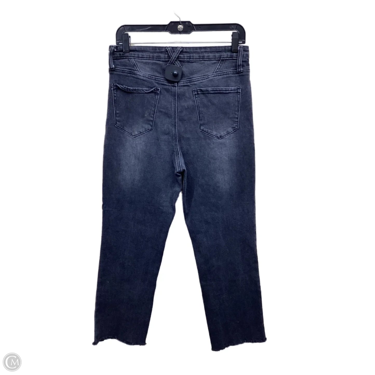 Jeans Straight By Bp In Black Denim, Size: 12