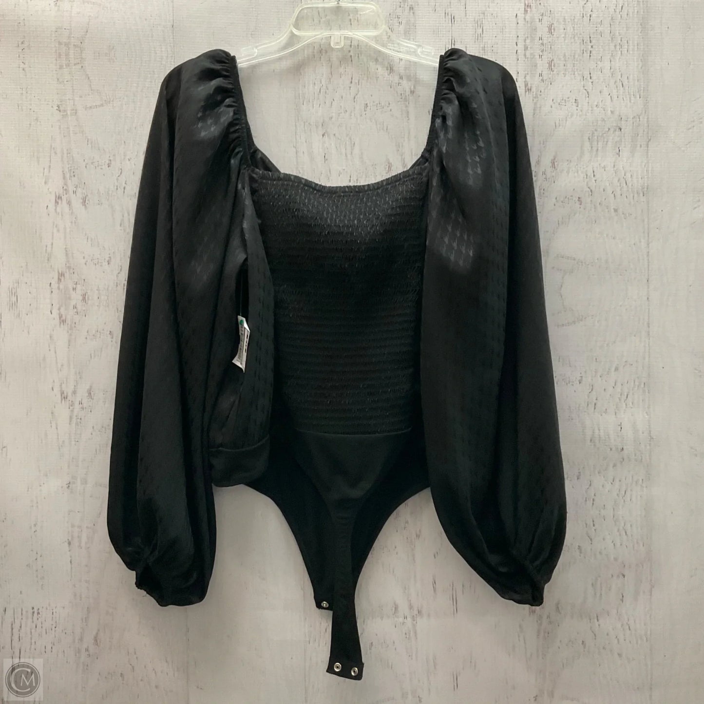 Bodysuit By Express In Black, Size: Xl