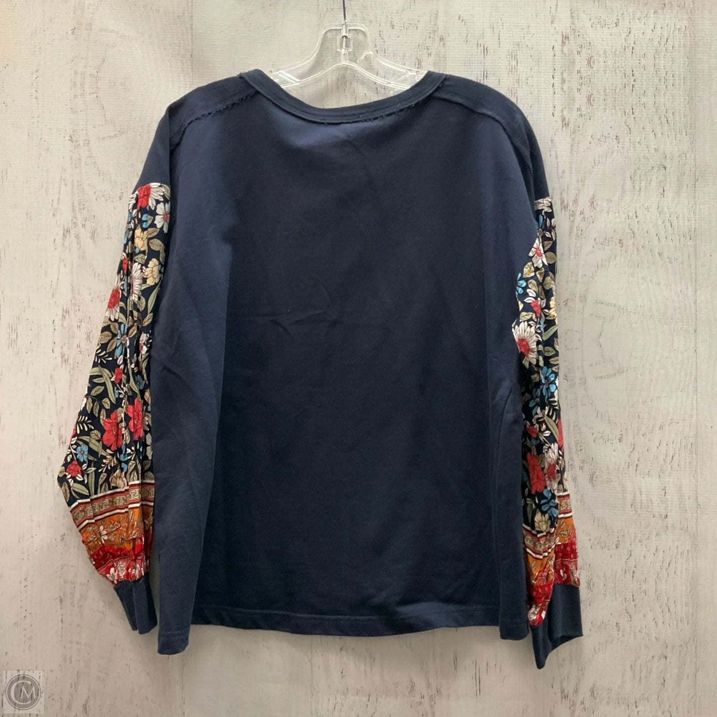 Top Short Sleeve By Umgee In Blue, Size: M