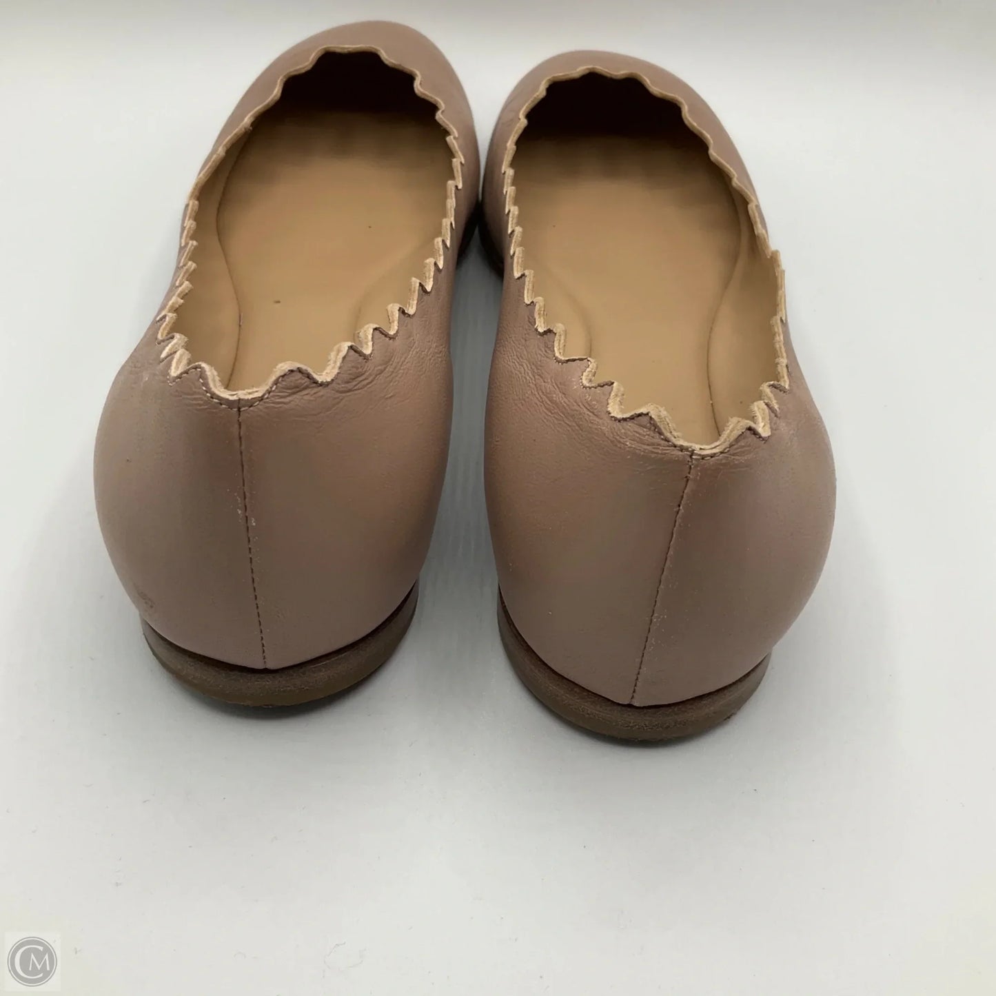 Shoes Luxury Designer By Chloe In Tan, Size: 9