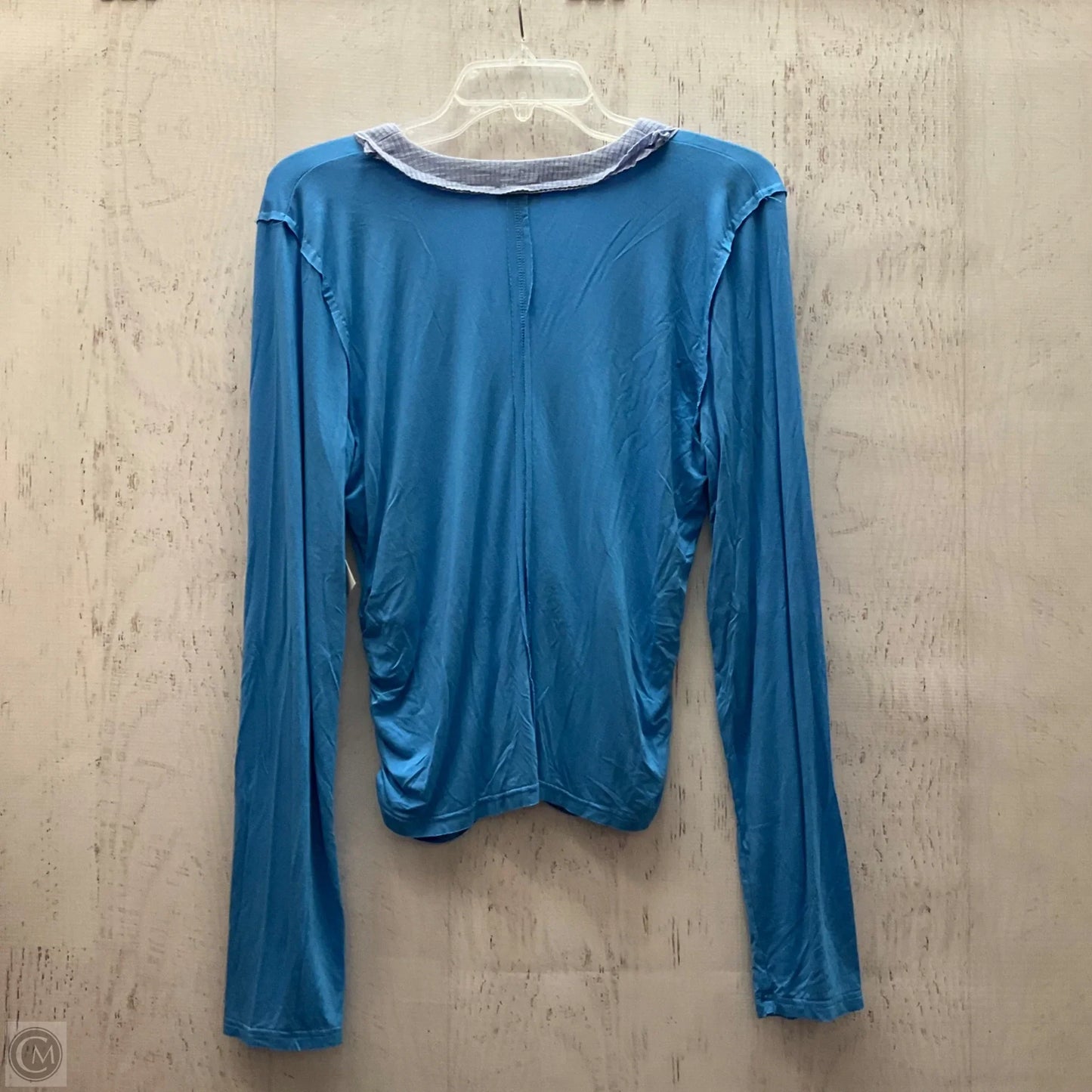 Top Long Sleeve By Pol In Blue, Size: L