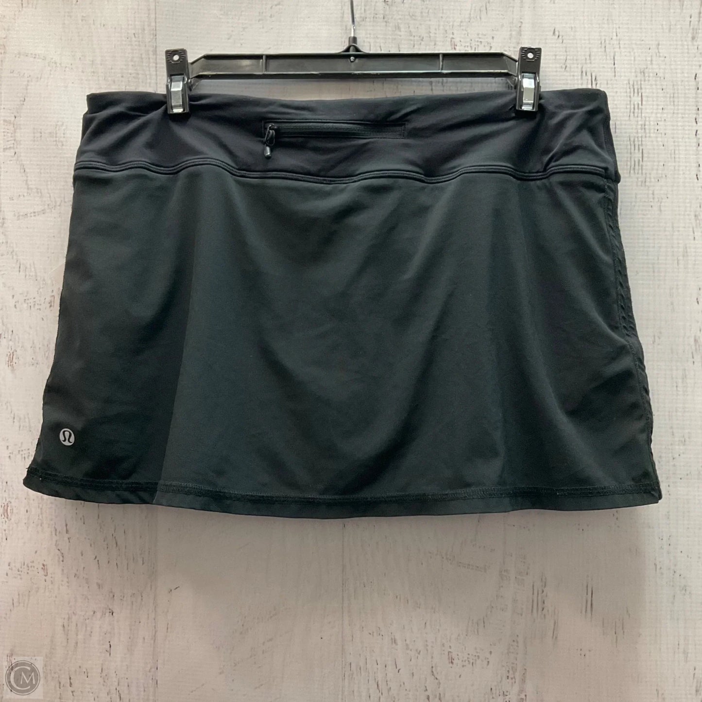 Athletic Skort By Lululemon In Black, Size: 8